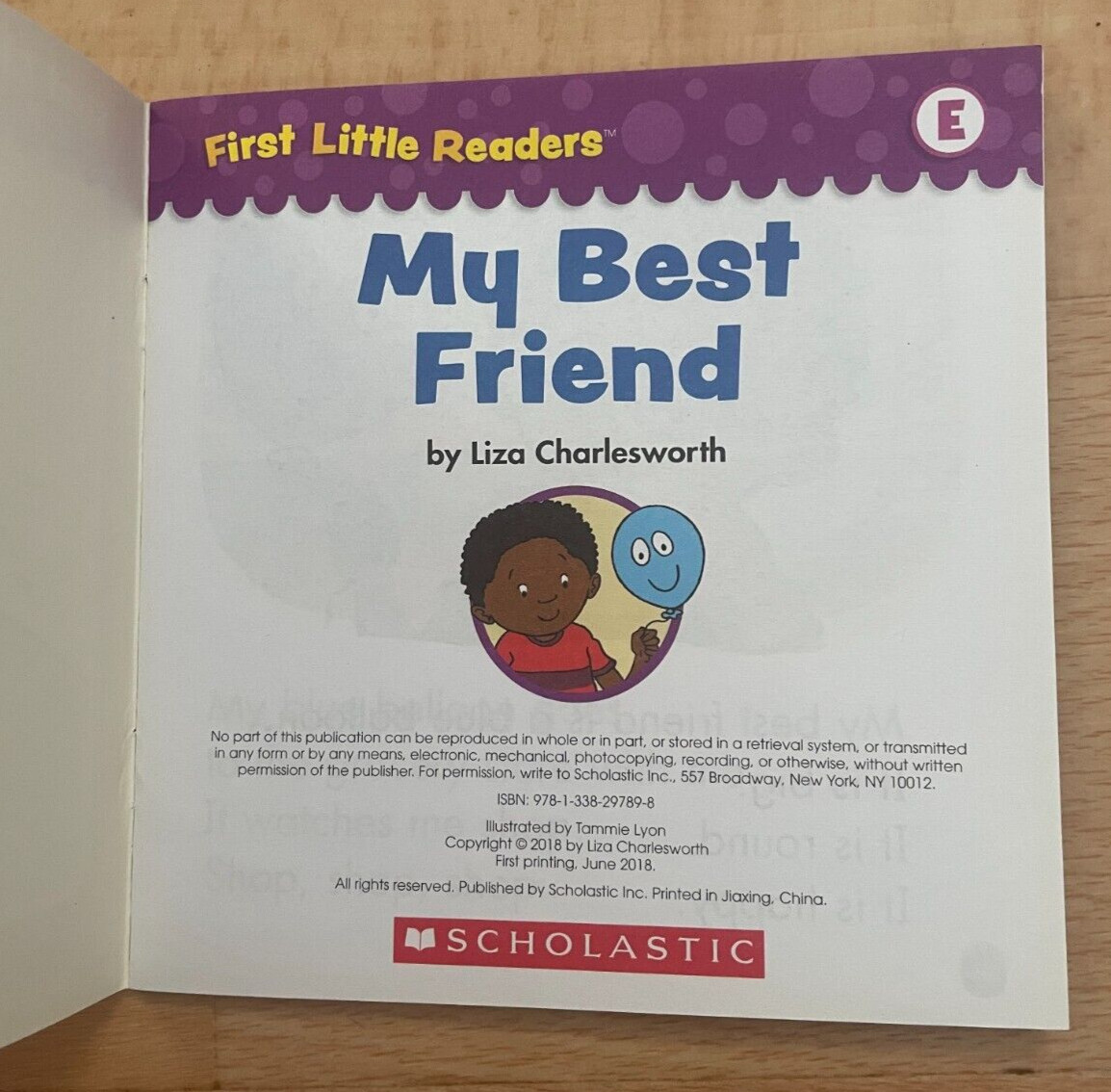 FIRST LITTLE READERS. LIZA CHARLESWORTH, MY BEST FRIEND. 14 X 14 CM.