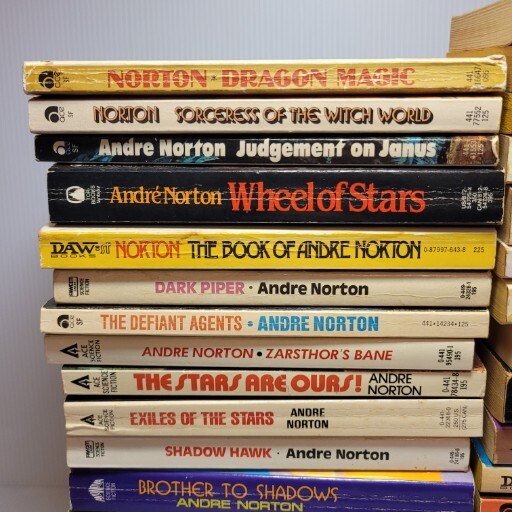 Vintage Lot Of 41 Andre Norton PB Books Fantasy Sci-fi Witch Occult 1950s-80s VG