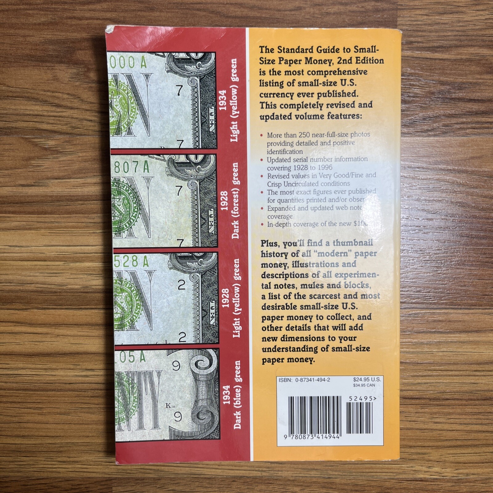 Standard Guide to Small Size U.S. Paper Money: 1928 To Date (1997) Ships Fast