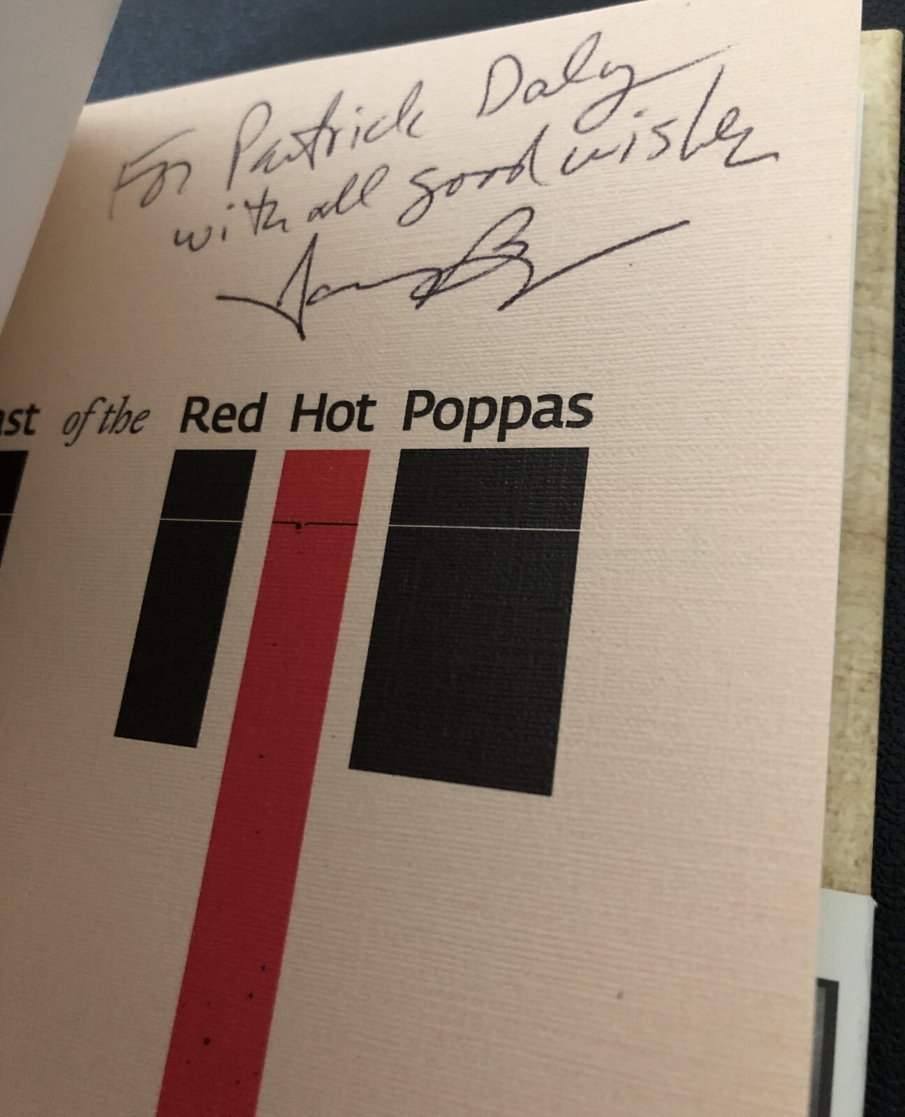Last of the Red Hot Poppas by Jason Berry 2006 Hardcover SIGNED AUTOGRAPHED