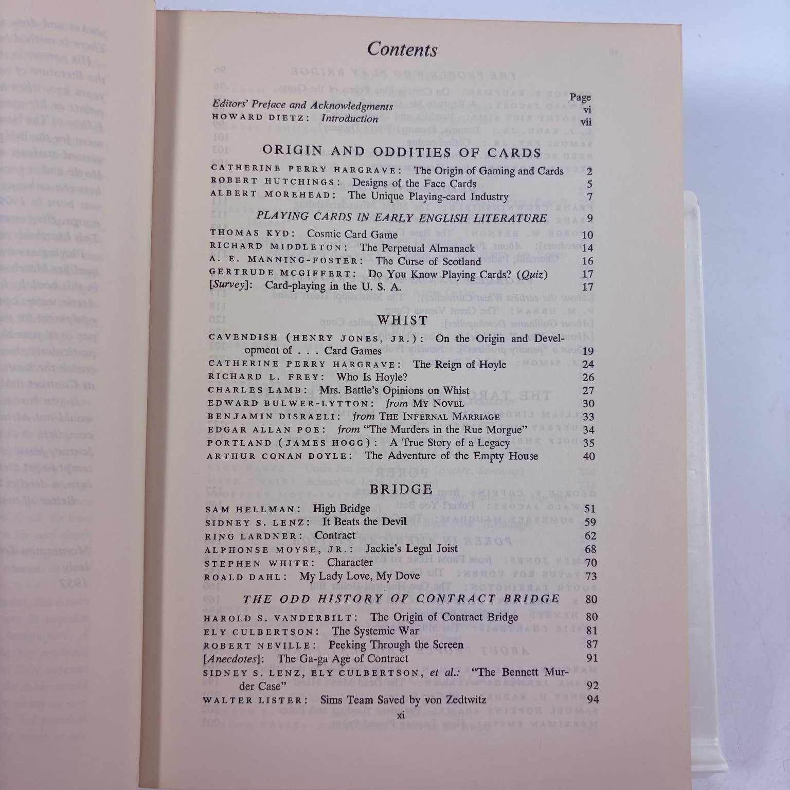 The Fireside Book of Cards Oswald Jacoby Albert Morehead 1957 First