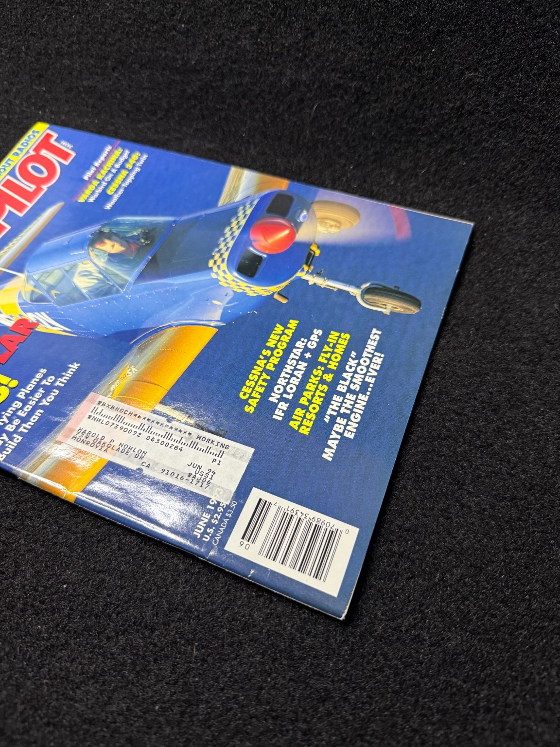 Plane & Pilot Magazine June 1993 Aviation Aircraft Flying IFR Lessons Vintage