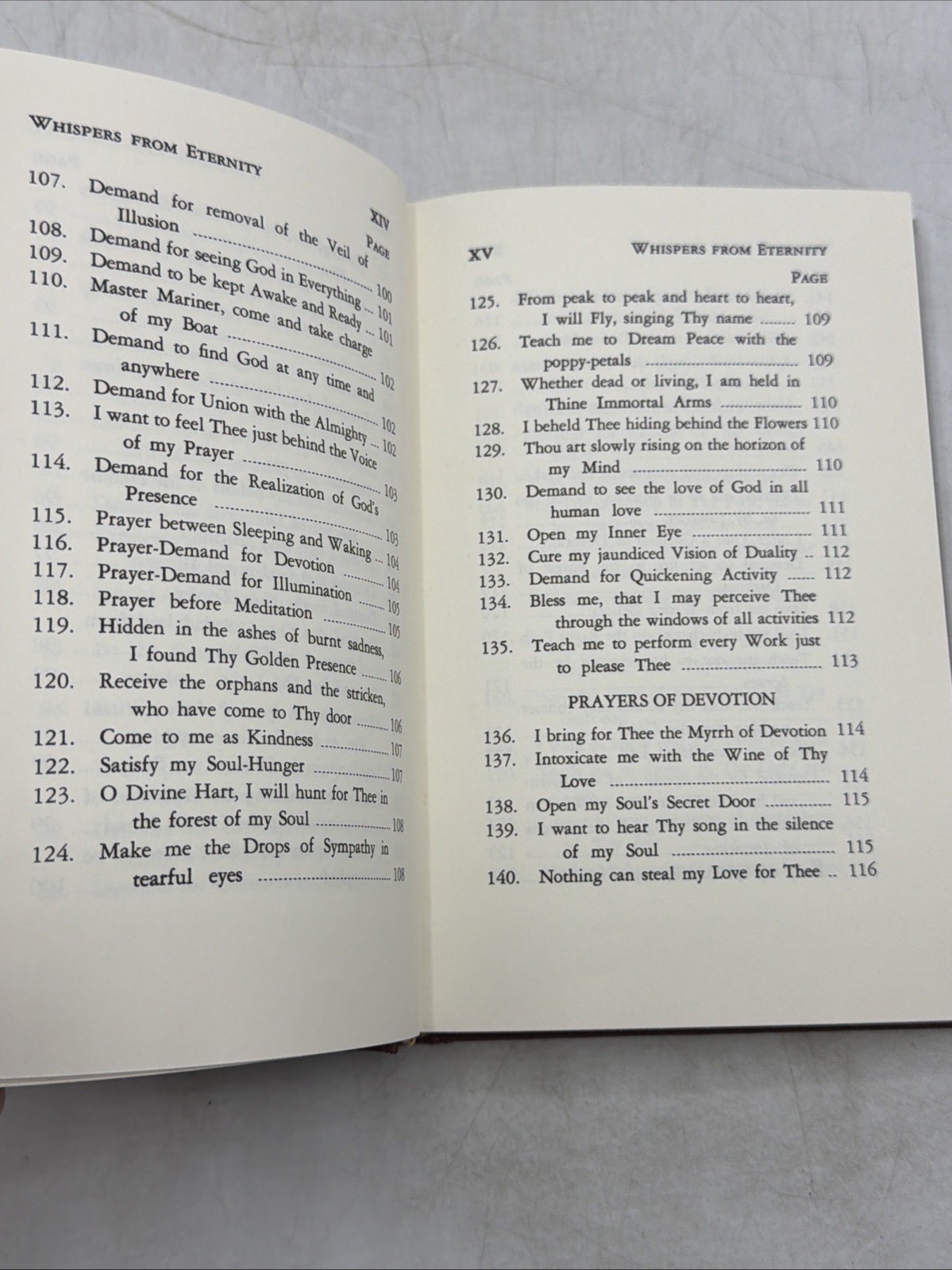 Paramahansa Yogananda Whispers from Eternity Leatherbound Hardcover 1st Version