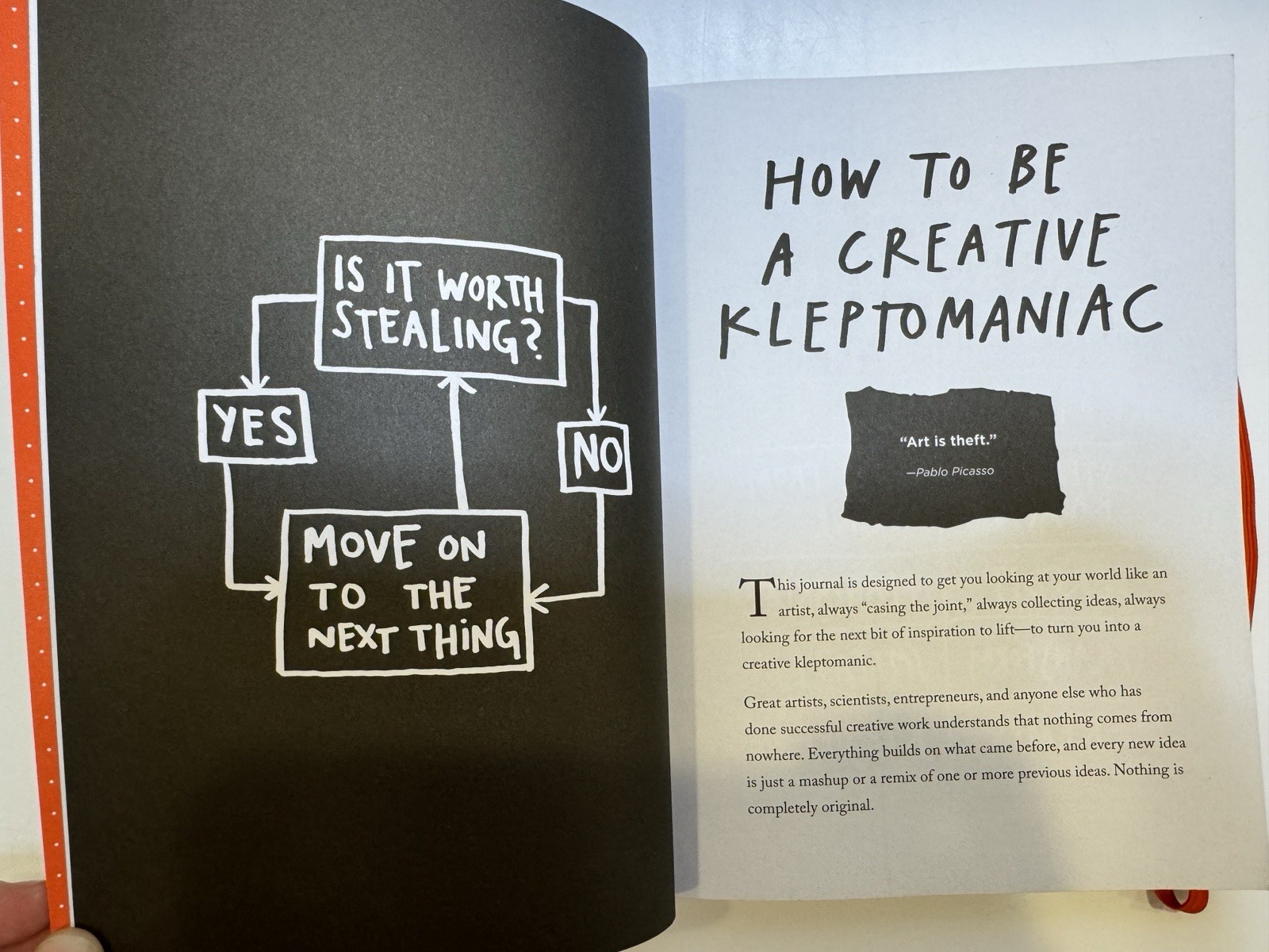 Steel Like An Artist Journal: A Notebook For Creative Kleptomaniacs By A.Kleon ￼