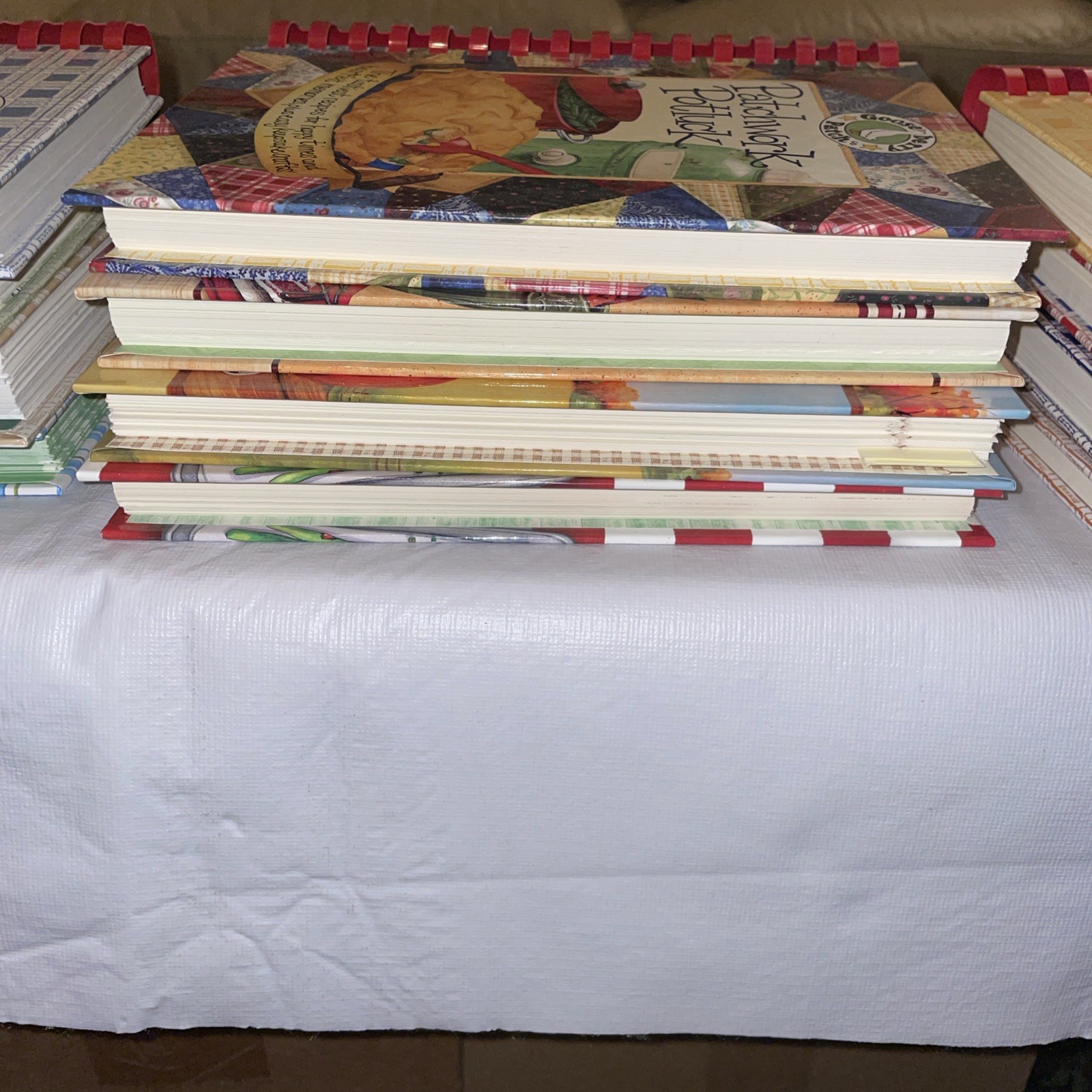 Huge Lot Of 16 Goose Berry Patch Spiral Bound Variety Cookbooks EUC