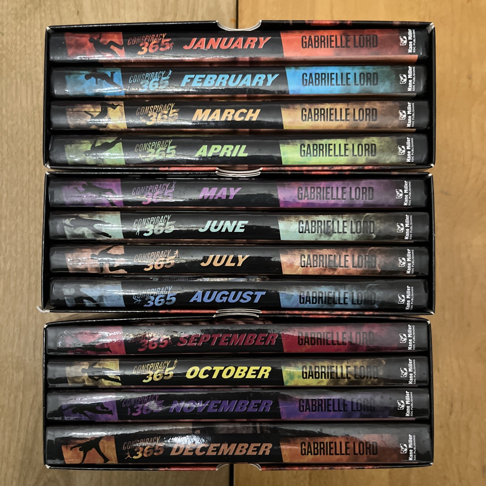Conspiracy 365 12 Book Set Lot Complete Hard Cover Gabrielle Lord