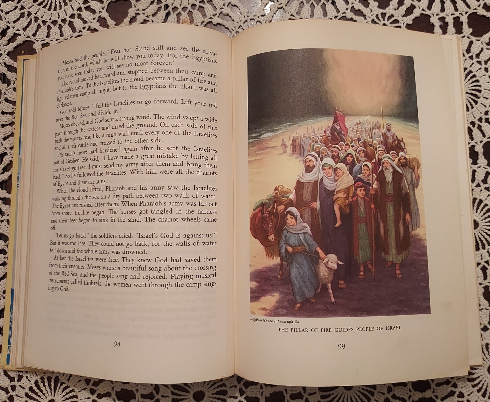 Vintage 1955 Egermeier’s Illustrated Bible Story Book Hardcover Christian