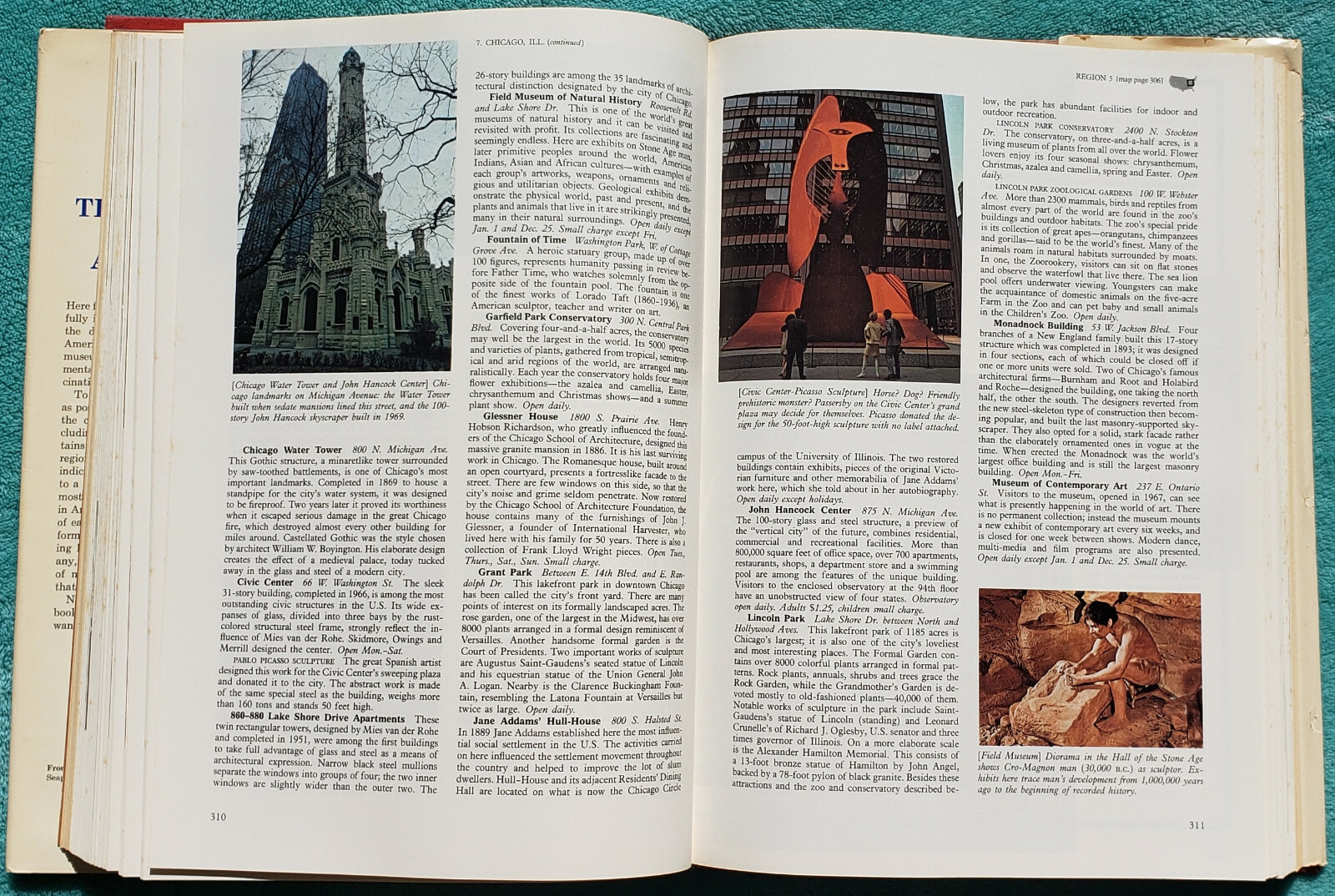 Treasures Of America And Where To Find Them 1974 Hardcover 624 Pages