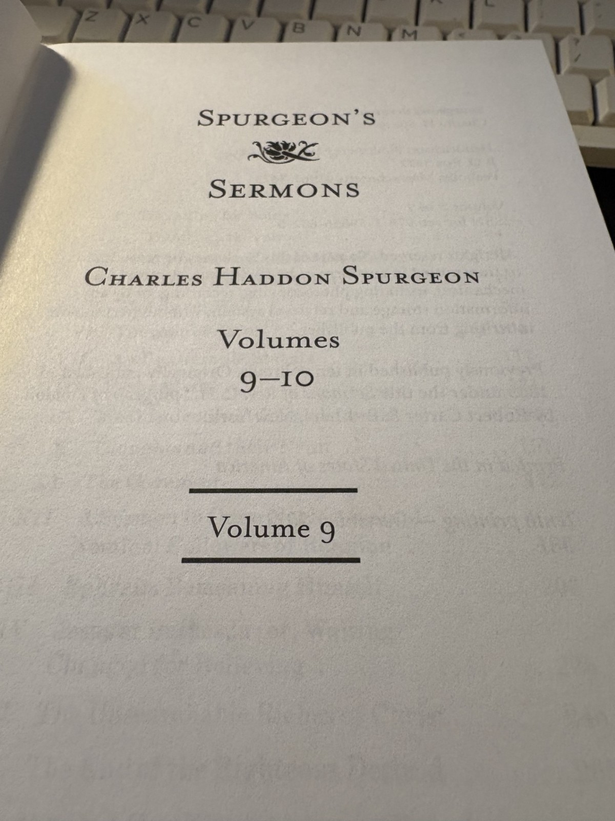 Spurgeons Sermon Volumes 9-10 in One Giant Book two inches Thick SALE O/P
