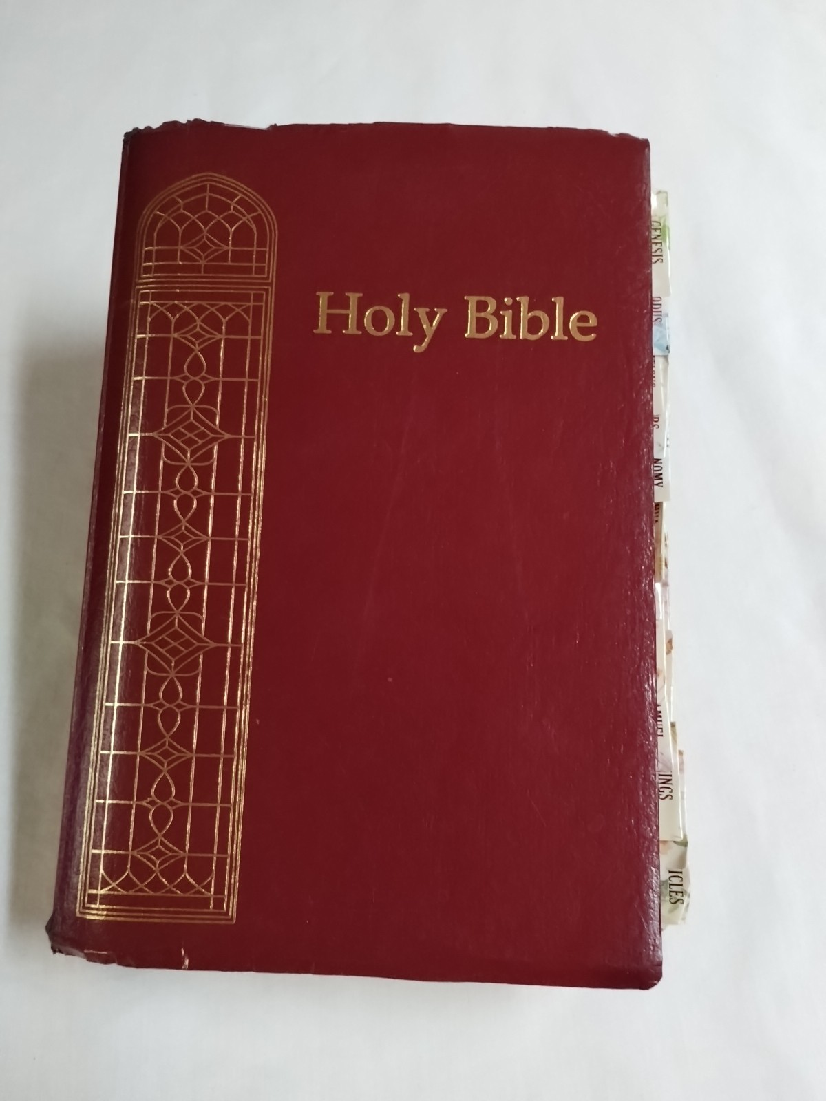 Holy Bible King James Version Giant Print w/ Words of Christ in Red 1990 HC