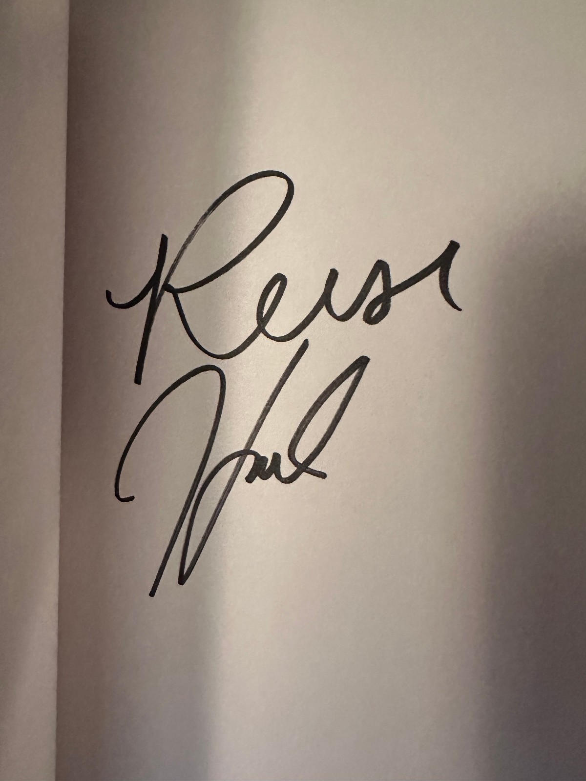 Gone Before Goodbye Signed by Reese Witherspoon + Harlan Coben 2025 1st ED book