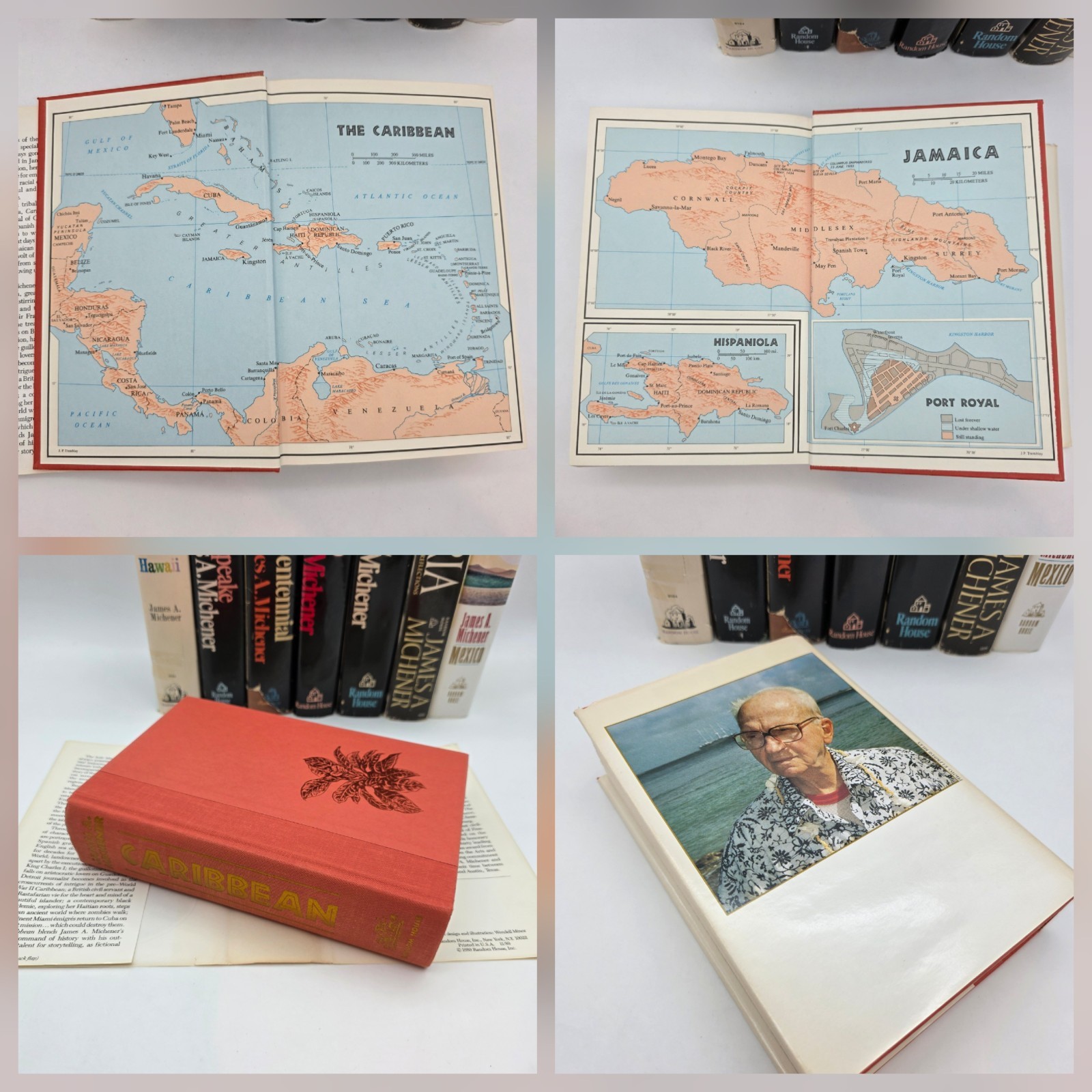 Lot of 12 JAMES A. MICHENER Books Multiple Titles Vintage HC w/DJ