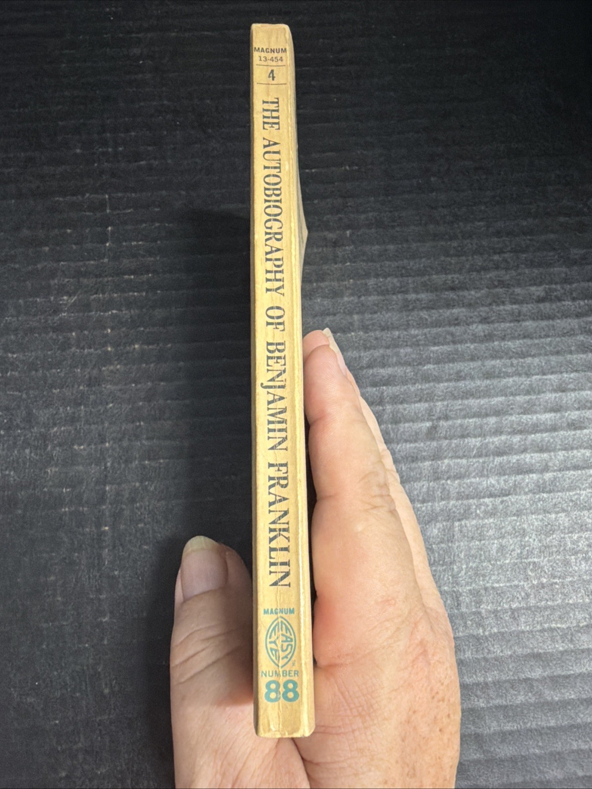 THE AUTOBIOGRAPHY OF BENJAMIN FRANKLIN Magnum Easy Eye PB Complete & Unabridged