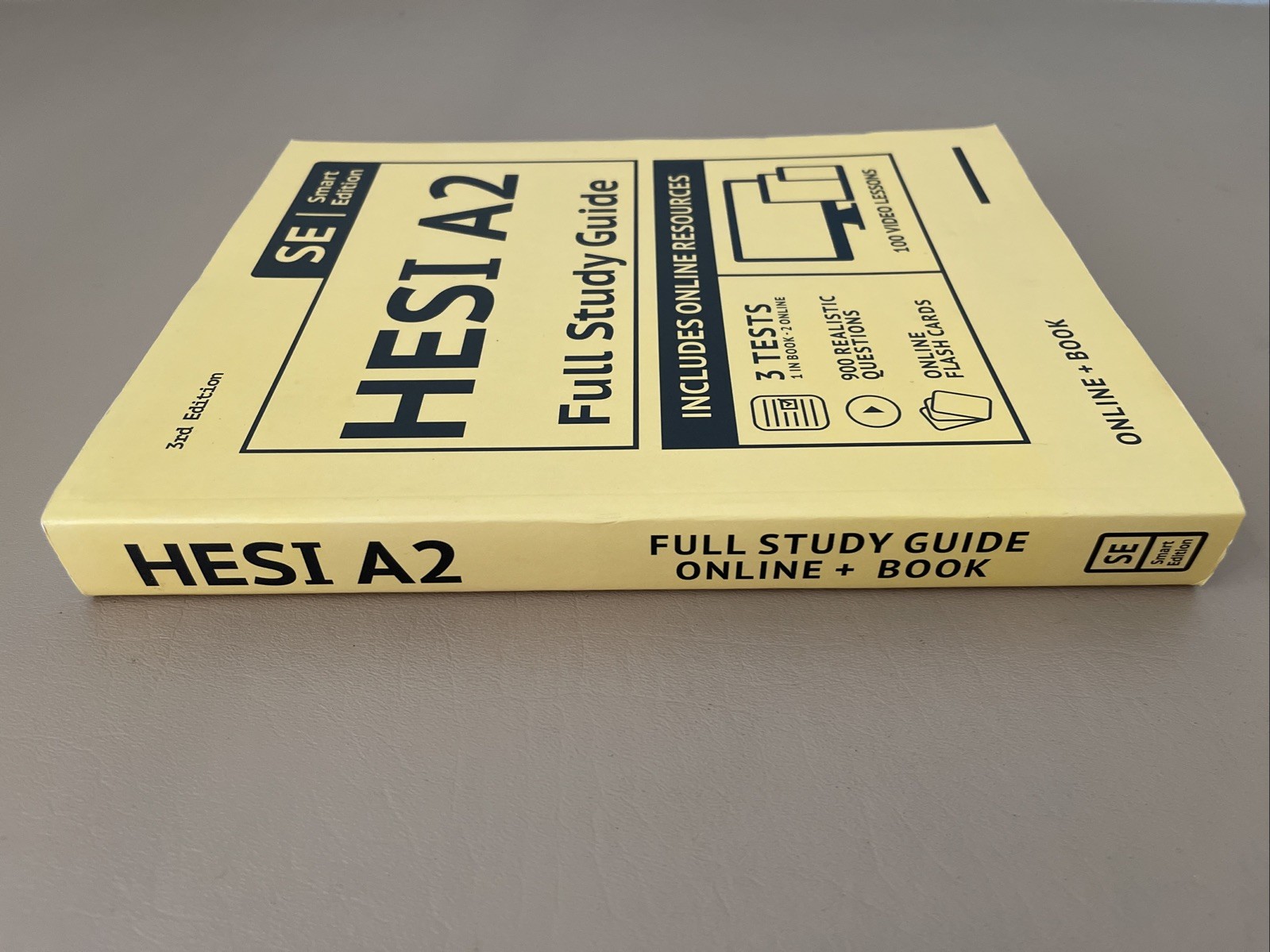 HESI A2 Full Study Guide 3rd Edition Smart Edition (Paperback, 2023)