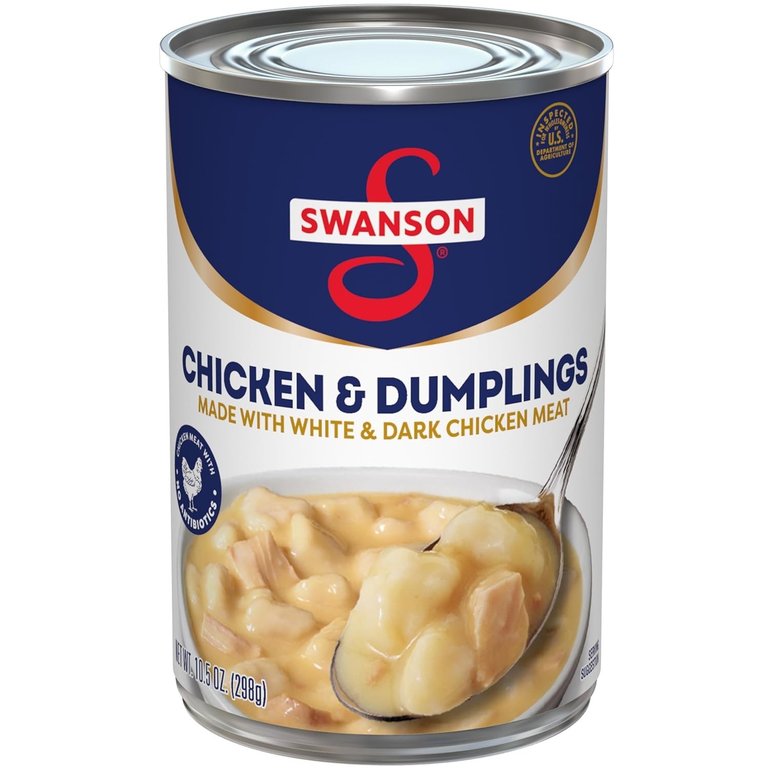 Swanson Chicken & Dumplings with Spaetzle Dumplings, No Antibiotics – 10.5 oz