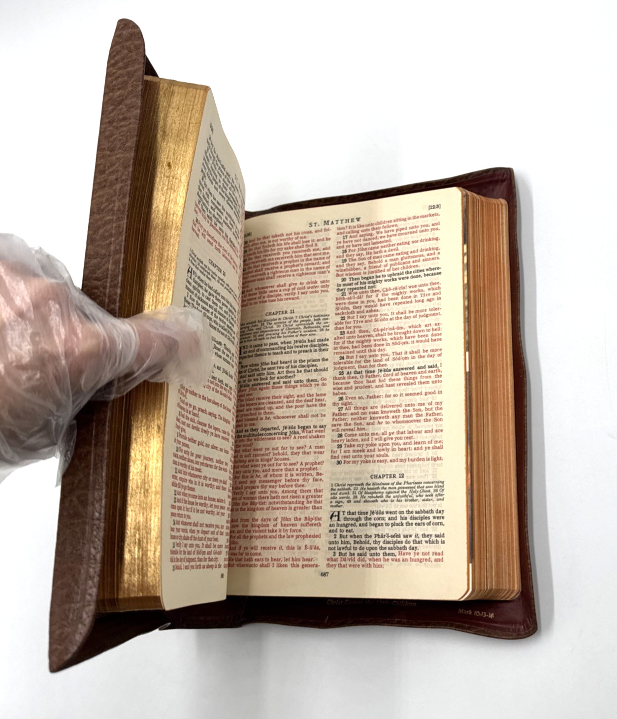 Holy Bible King of Kings Revelation 19 KJV 1954 Book Production Industries