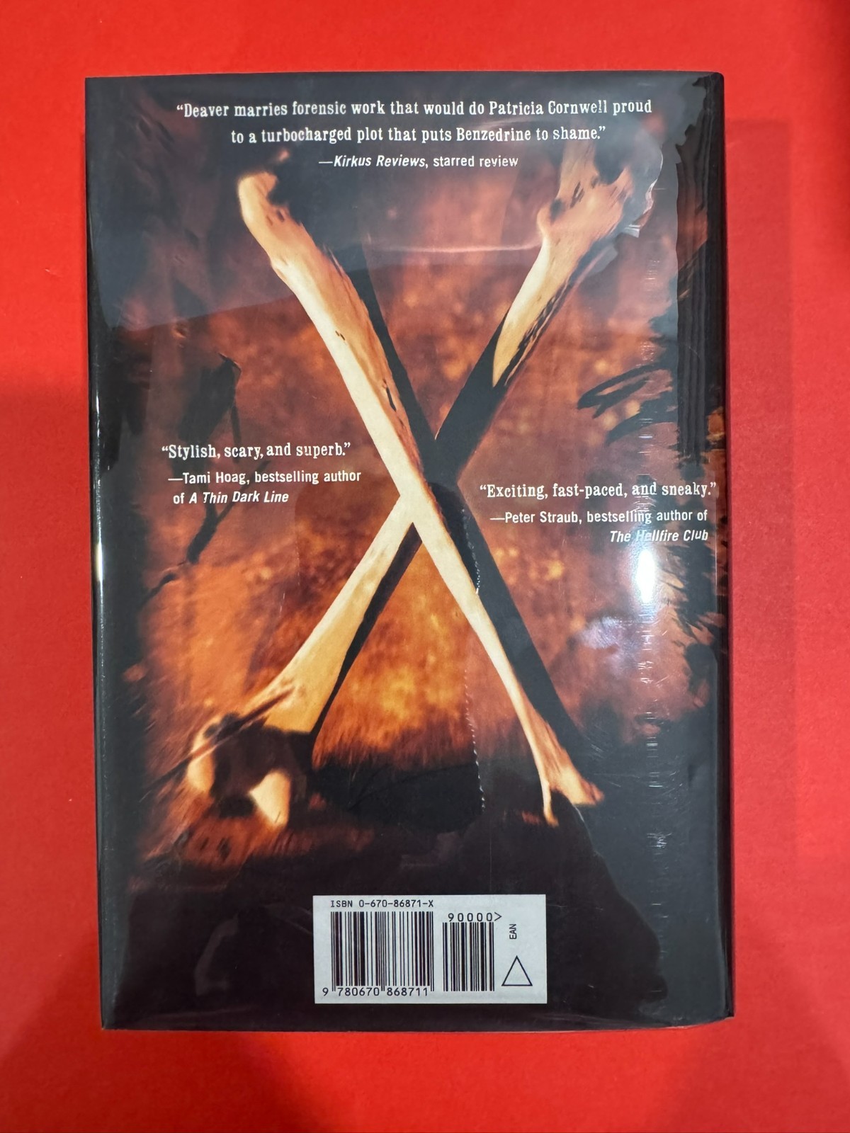 1st Edition 1st Print SIGNED Jeffery Deaver Bone Collector in Mylar UNREAD
