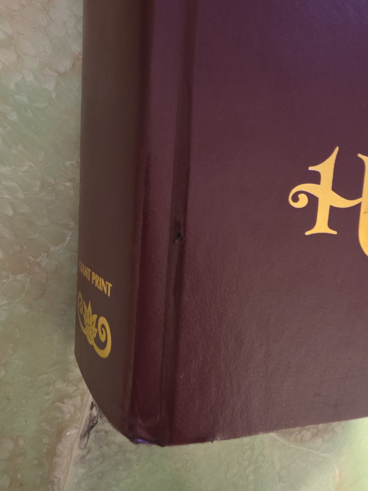 Holy Bible GIANT Print KJV Red Letter Edition Concordance Illustrated 1975