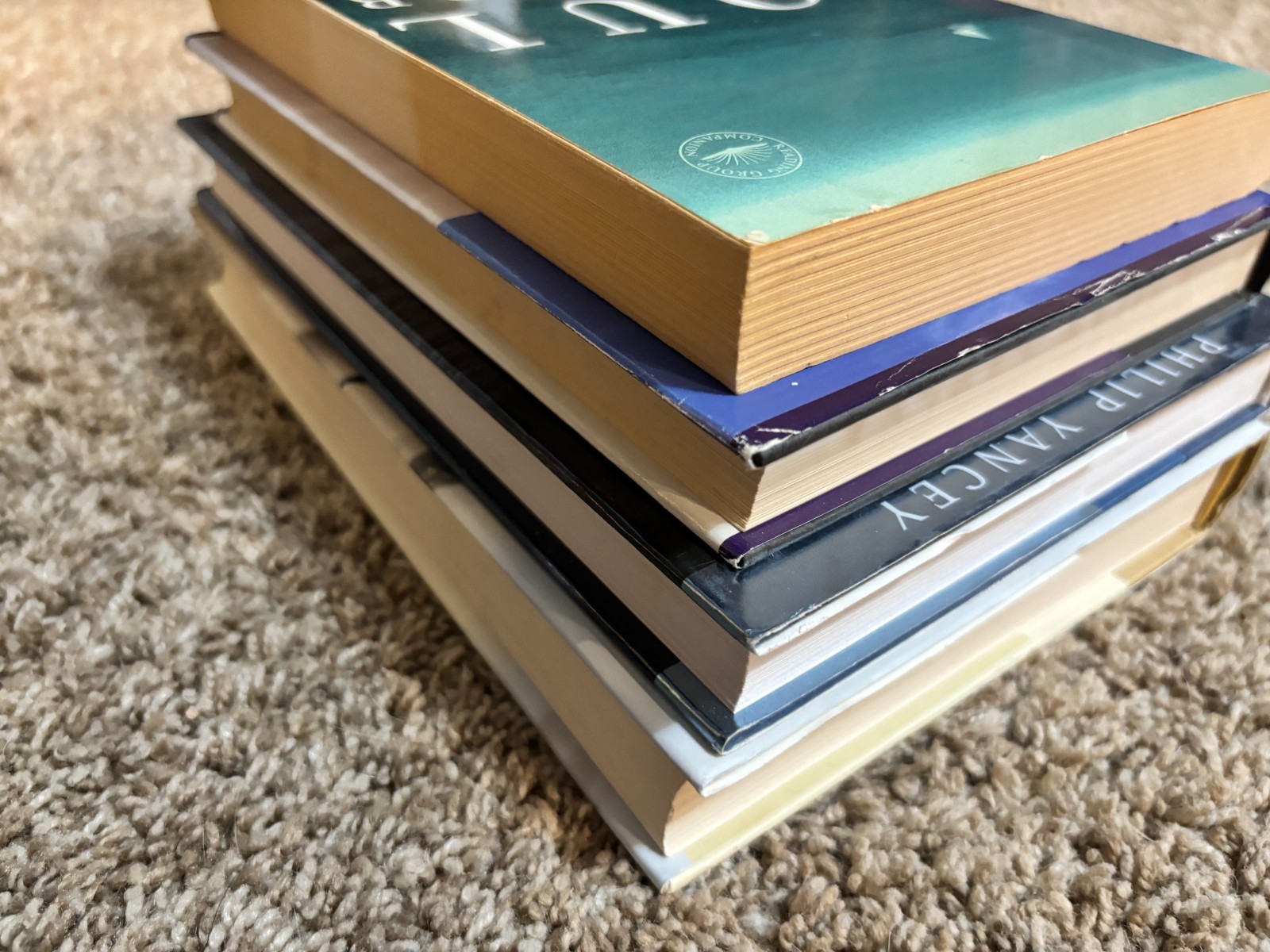 4 Philip Yancey Book Lot Christian Living Nonfiction Religion Faith Self-Help