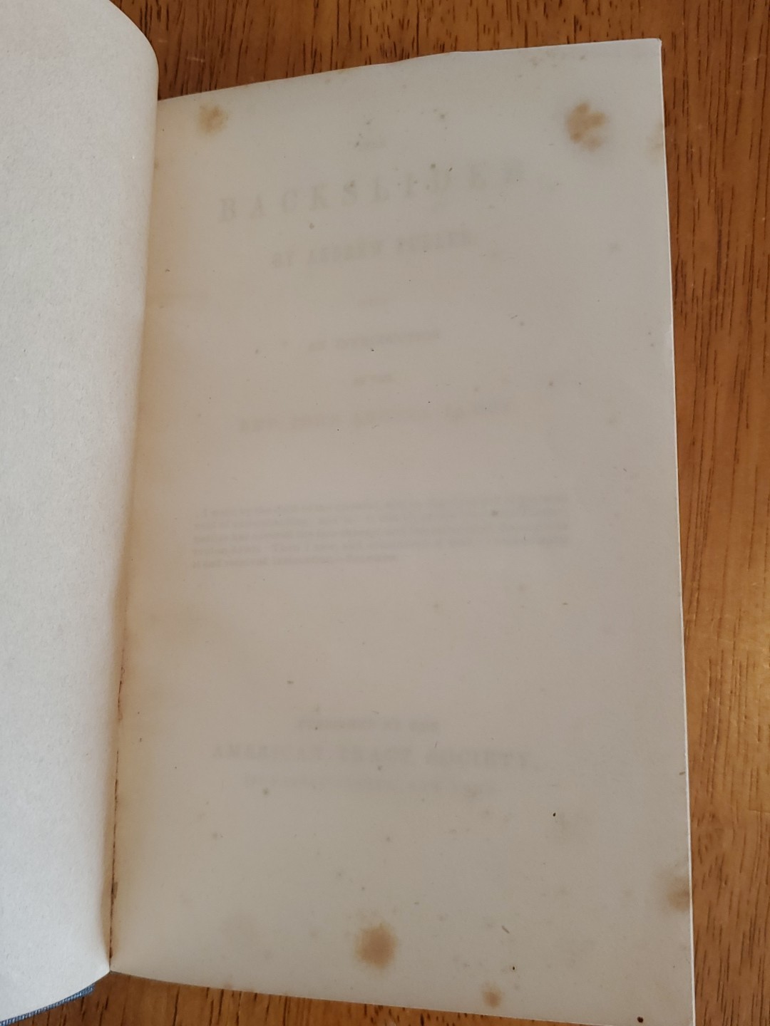 1800s Backslider By Andrew Fuller Hardcover