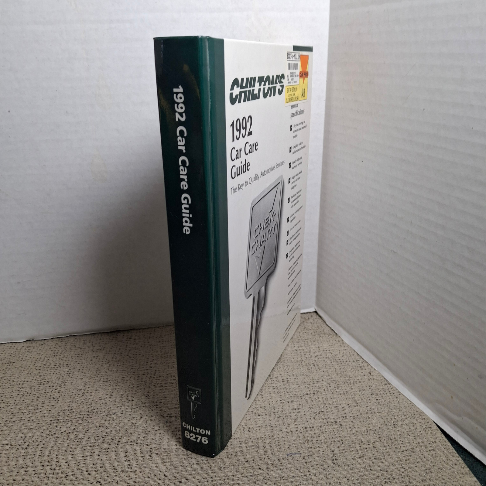 Hardback Chilton’s 1992 Car Care Guide,A Chek Chart Publication