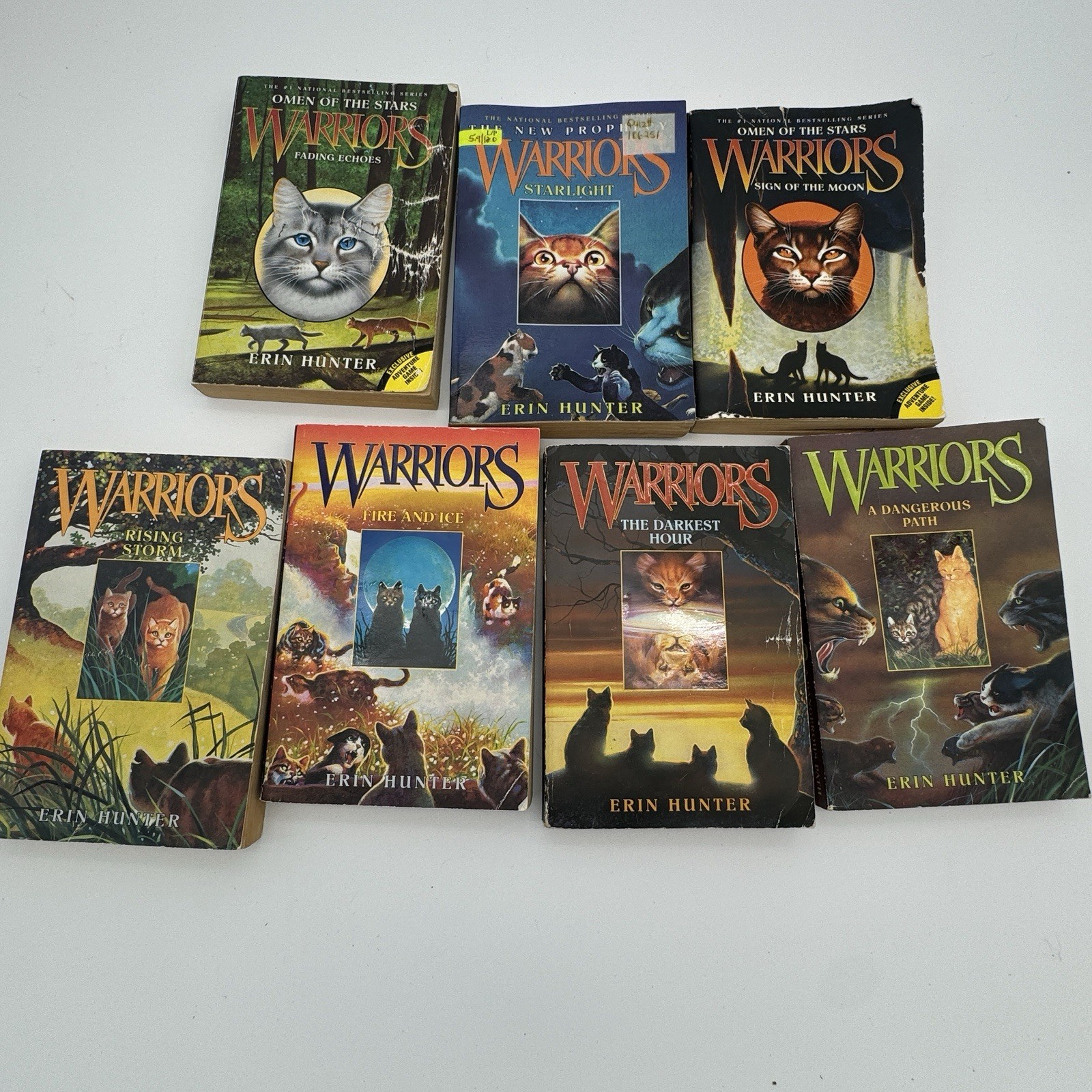 Warriors Erin Hunter Book Lot Of 17 Mixed Hardcover Paperback Super Editions