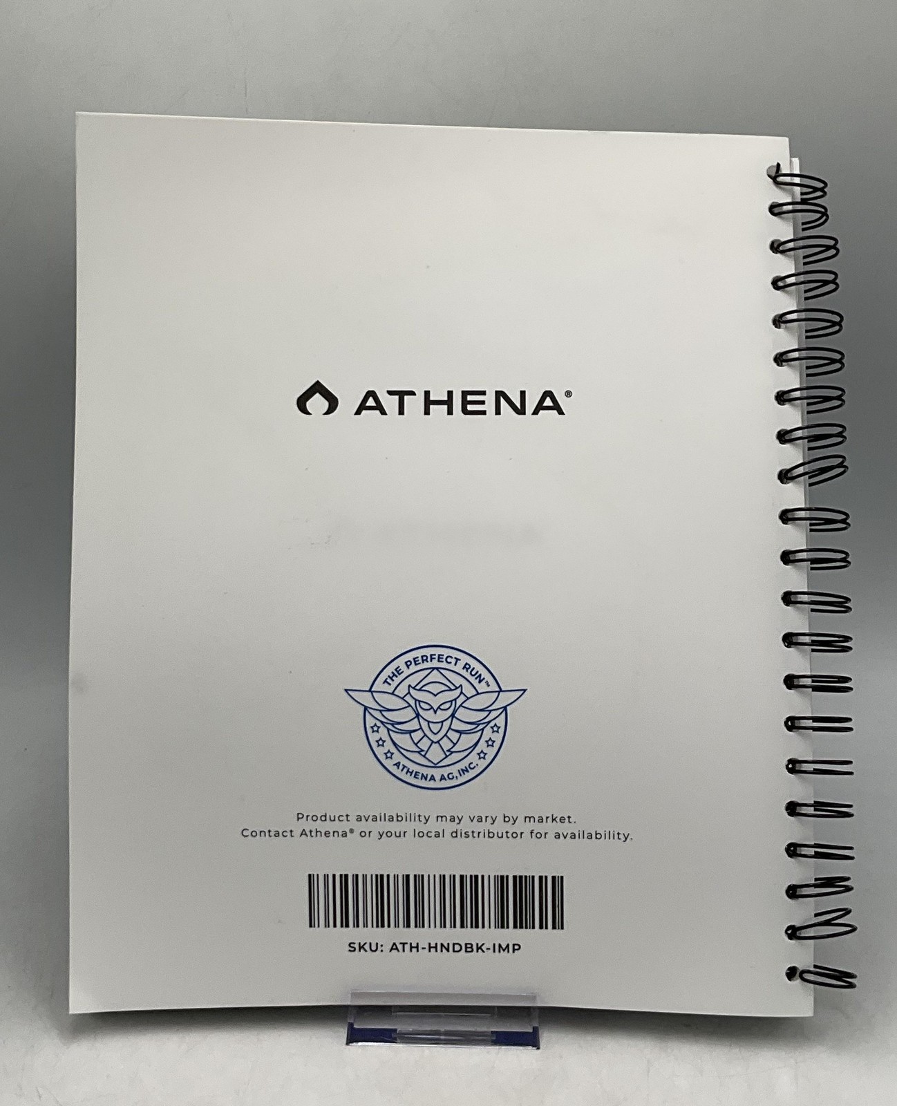 HANDBOOK ATHENA AG, INC. RING/WIRE BOUND IMPERIAL ENGLISH SPIRAL