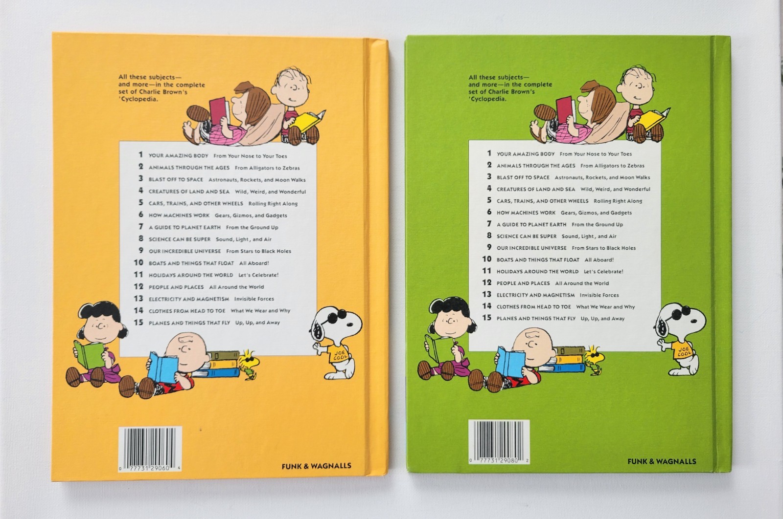 Vintage 1990 Charlie Brown’s ‚Cyclopedia HCs Lot of 5: Books 2 4 6 8 9