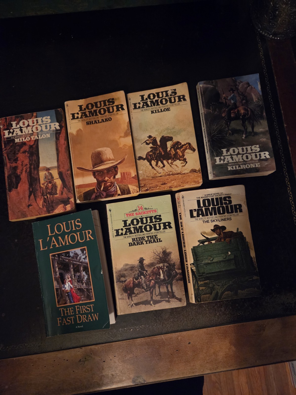 Louis L’Amour Western Adventure PB Lot of 7. Milo Talon Shalako Killoe Kilrone
