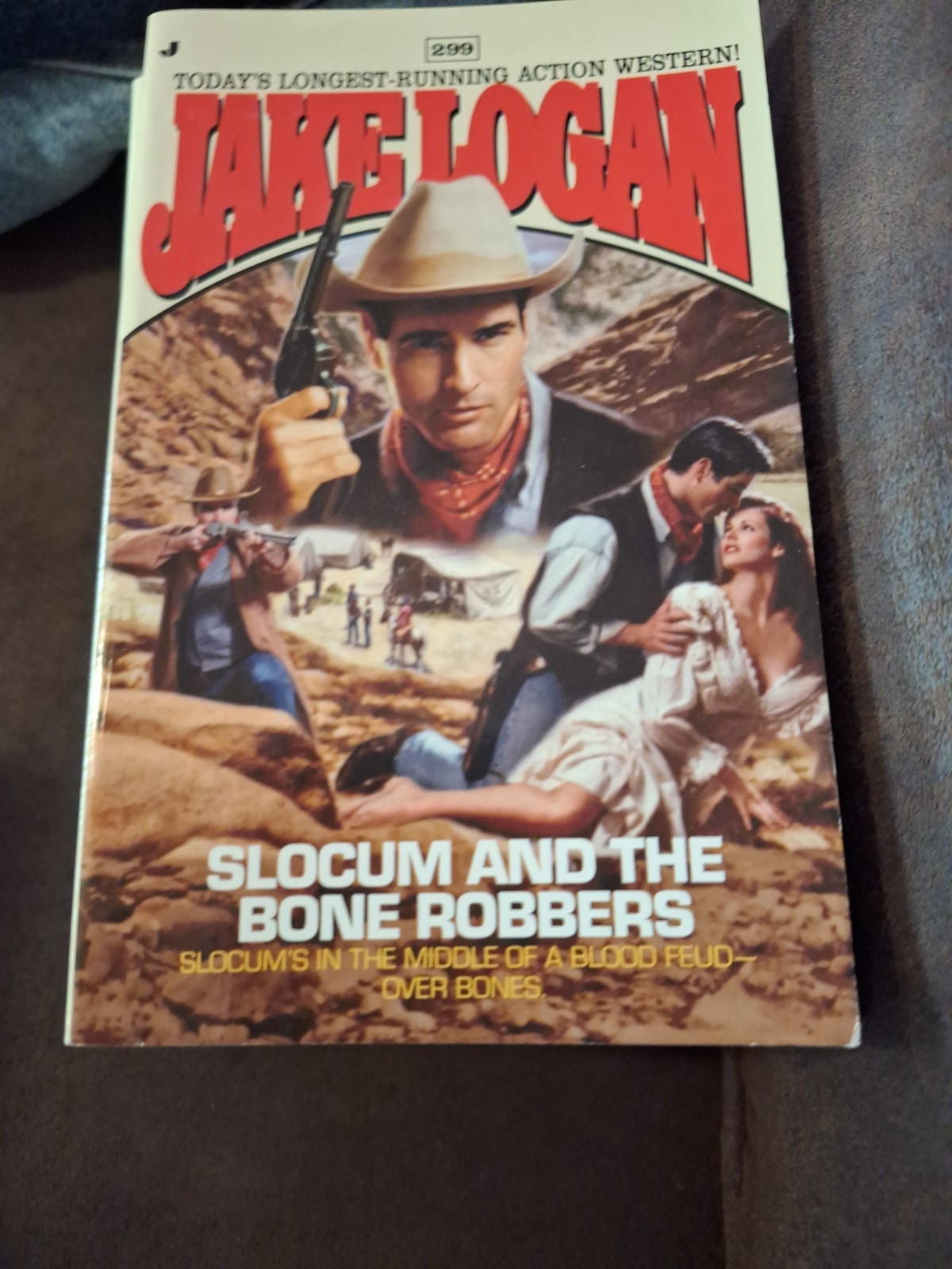 16 Jake Logan Slocum Western Paperback Book Lot #206-361 Jove Vintage
