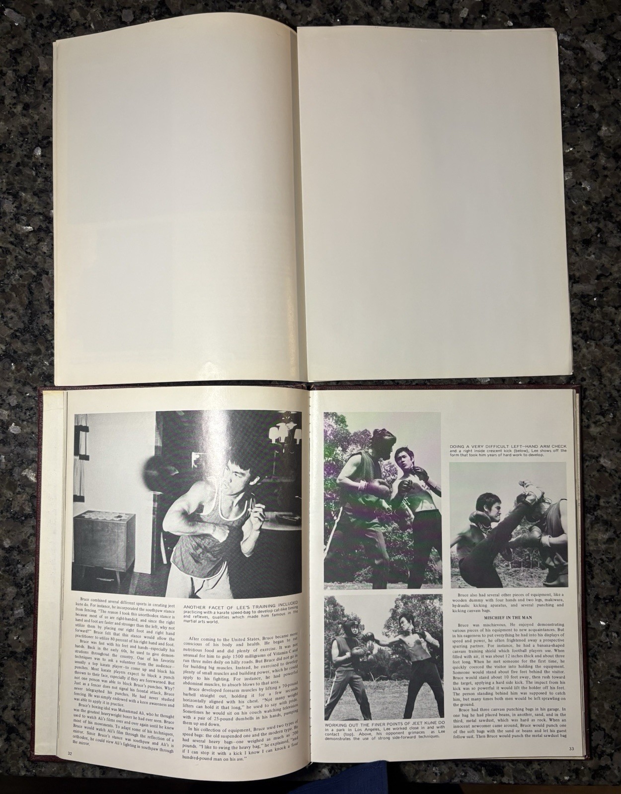 BRUCE LEE 1940-1973 – Circa 1974. READ DESCRIPTION ABOUT BONUS PAGES (ERRORS)!!