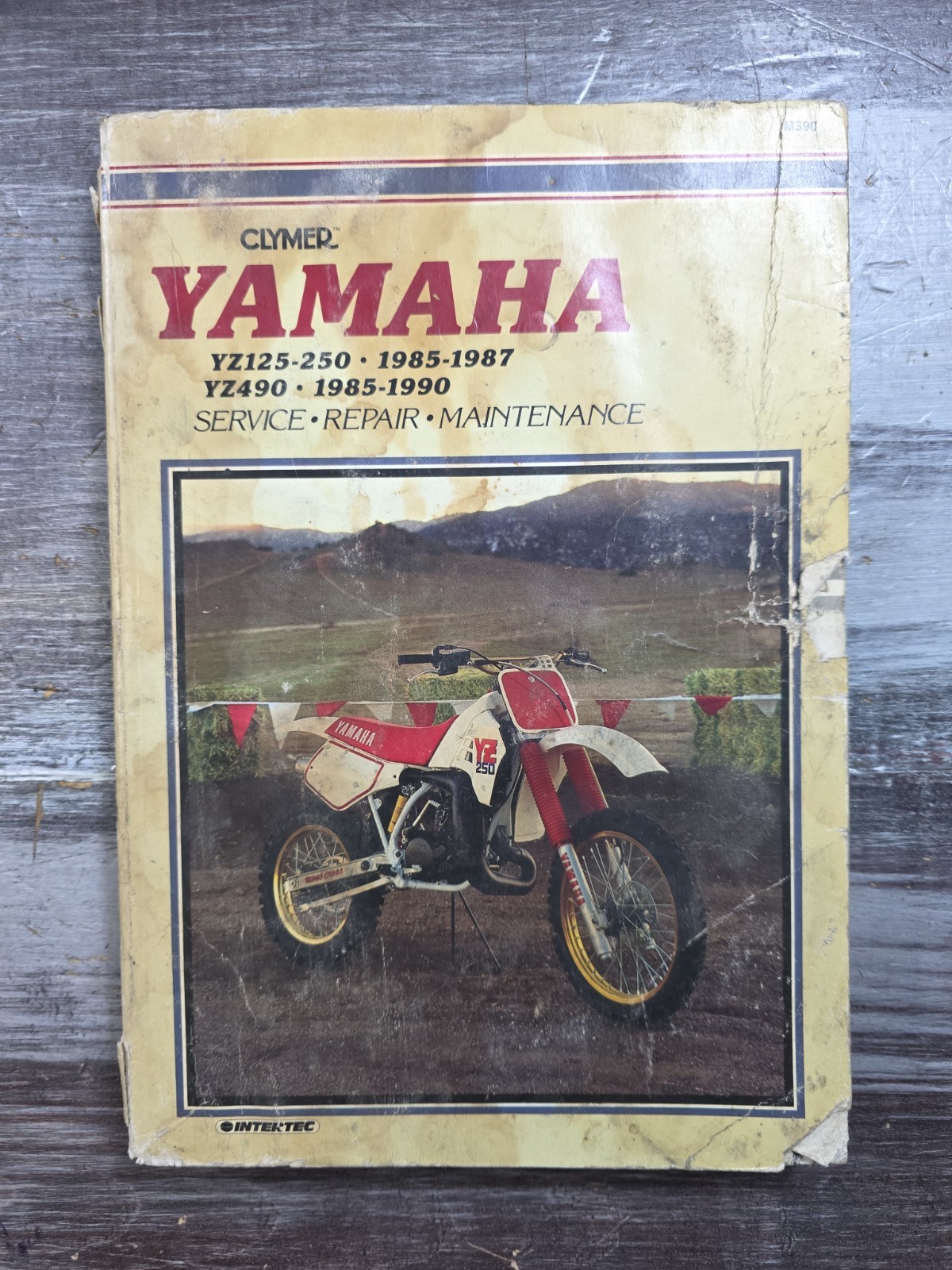 Clymer Service Repair Maintenance Manual M390 Yamaha YZ125-250 1985-1987 YZ490