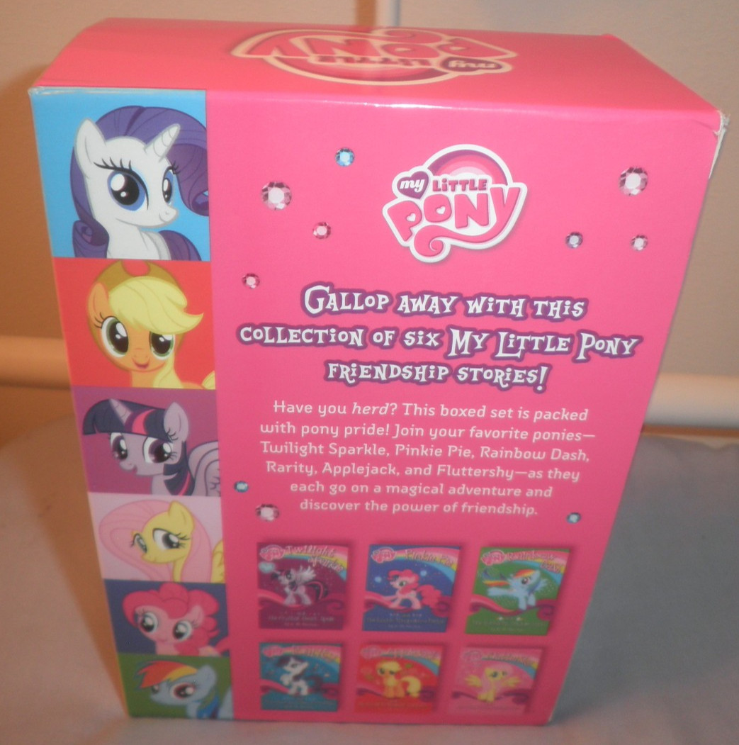 My Little Pony: Best Friends 6 Book Boxed Set (2015, Trade Paperback) Slip Cover