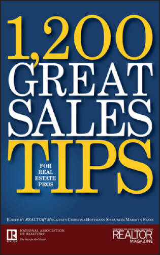 1,200 Great Sales Tips for Real Estate Professionals – Hardcover – GOOD