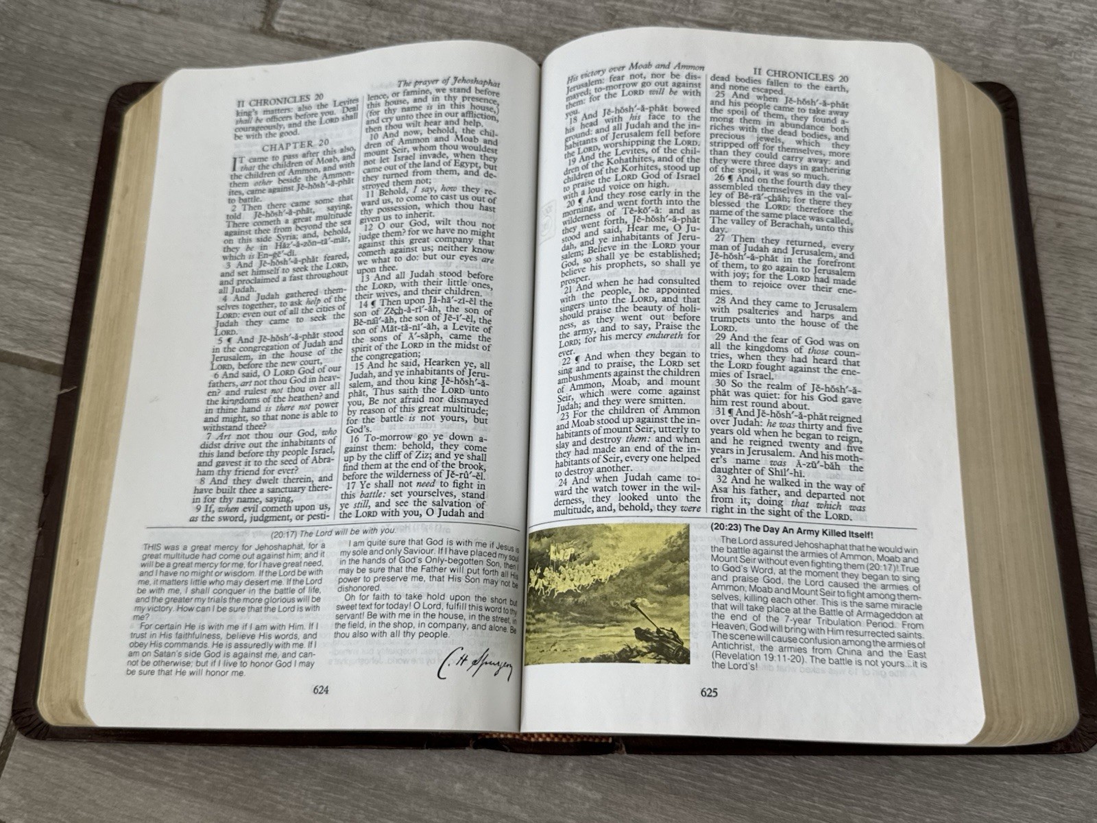 🙏 Salem Kirban Reference Bible KJV Charles Spurgeon Gary Cohen 2nd Printing