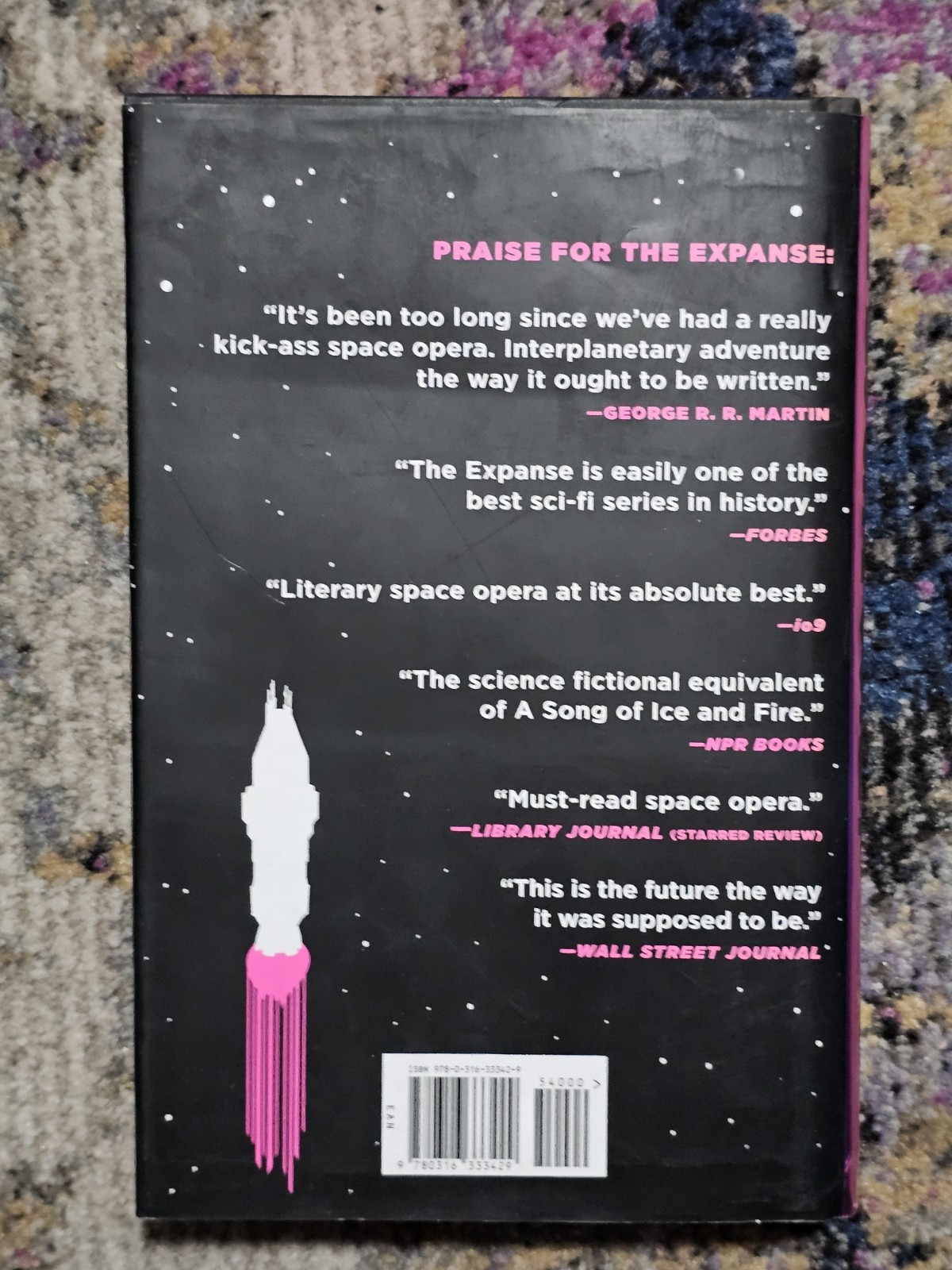 Leviathan Wakes (10th Anniversary Edition) by James S. A. Corey (2021) Pink Page