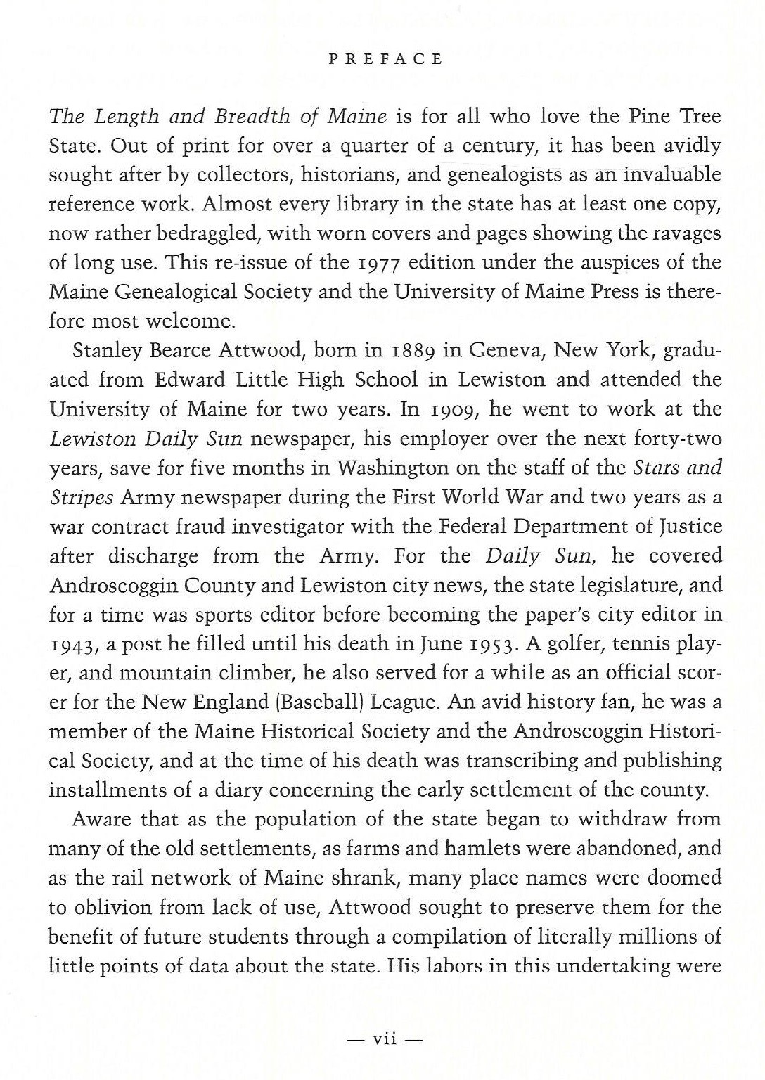„THE LENGTH AND BREADTH OF MAINE“ by Stanley Bearce Attwood