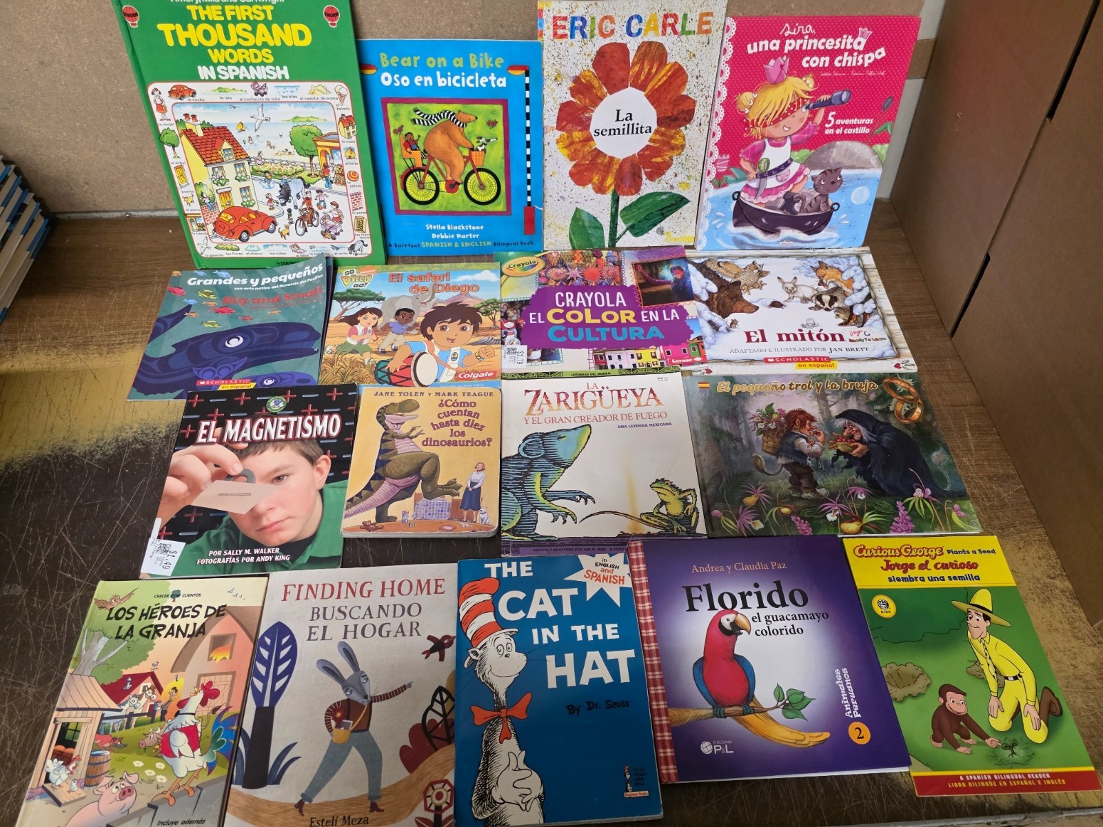 70 Spanish English Bilingual Children’s Books Lot Pre-K Elementary Learn Languag