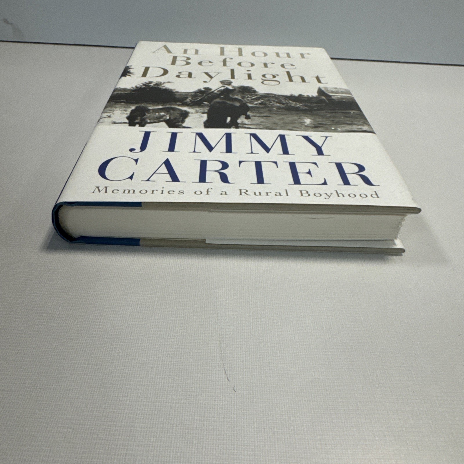 An Hour Before Daylight by Jimmy Carter SIGNED Hardcover book