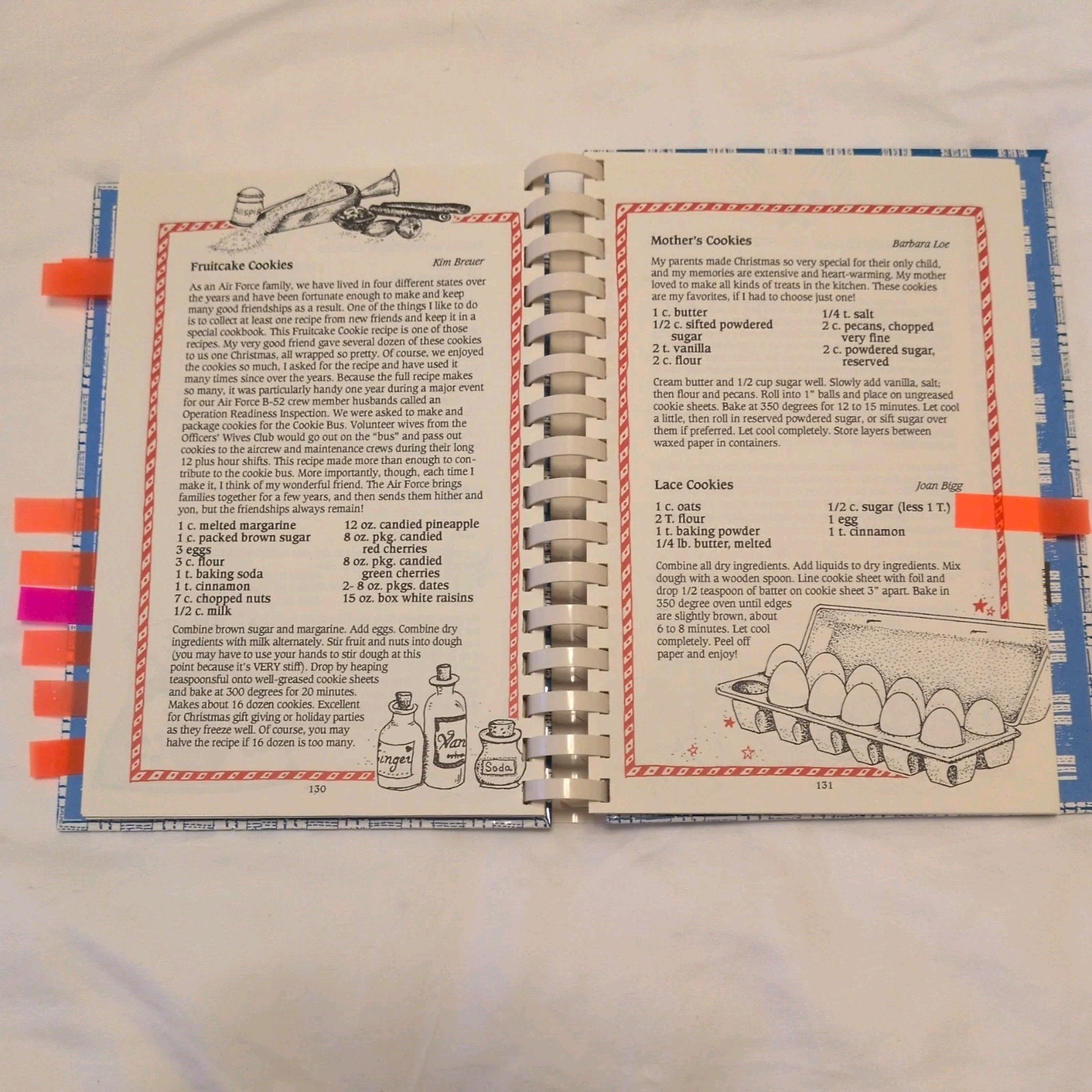 Lot Of 2 Gooseberry Patch Spiral Bound Cookbook Coming Home Christmas Holidays