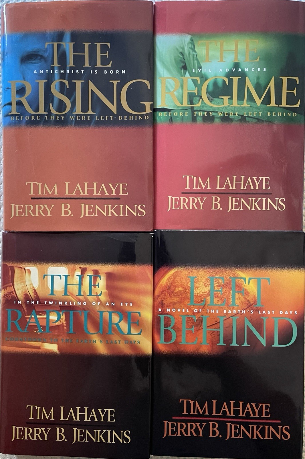 Tim LaHaye & Jerry B. Jenkins Left Behind Series Hardcover Book Club Editions