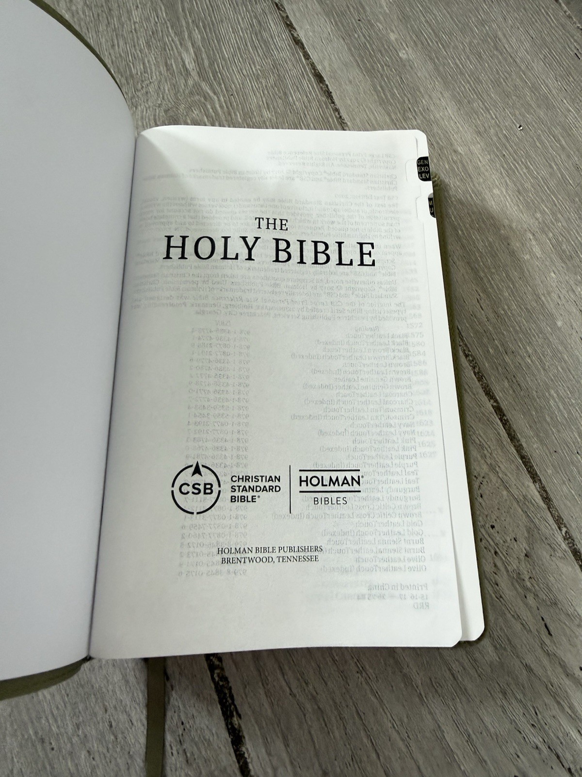 ✝️ CSB – Holy Bible LARGE PRINT Personal Size Reference Bible INDEXED Holman