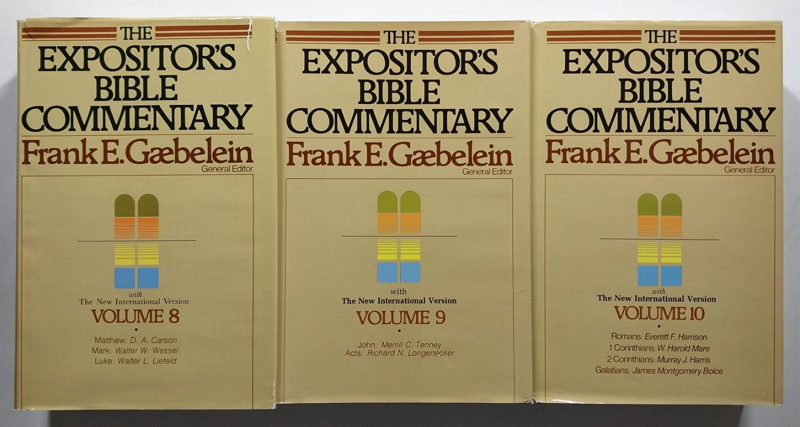 Lot 5 Expositor’s Bible Commentary Series Vol 8 – 12 Gaebelein HCDJ Zondervan