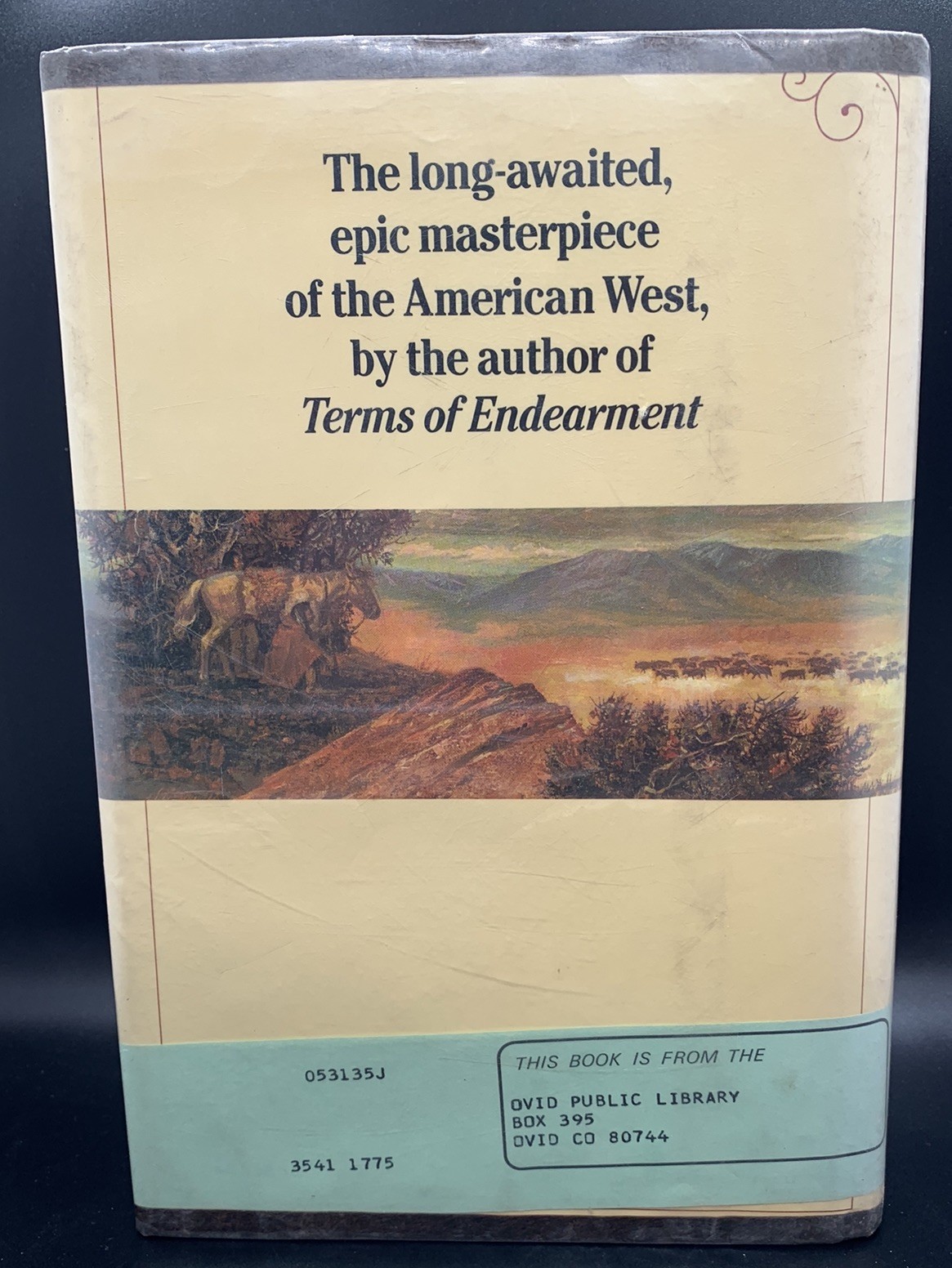 Lonesome Dove by Larry McMurtry (1985, Hardcover) 1st Edition/4th Print