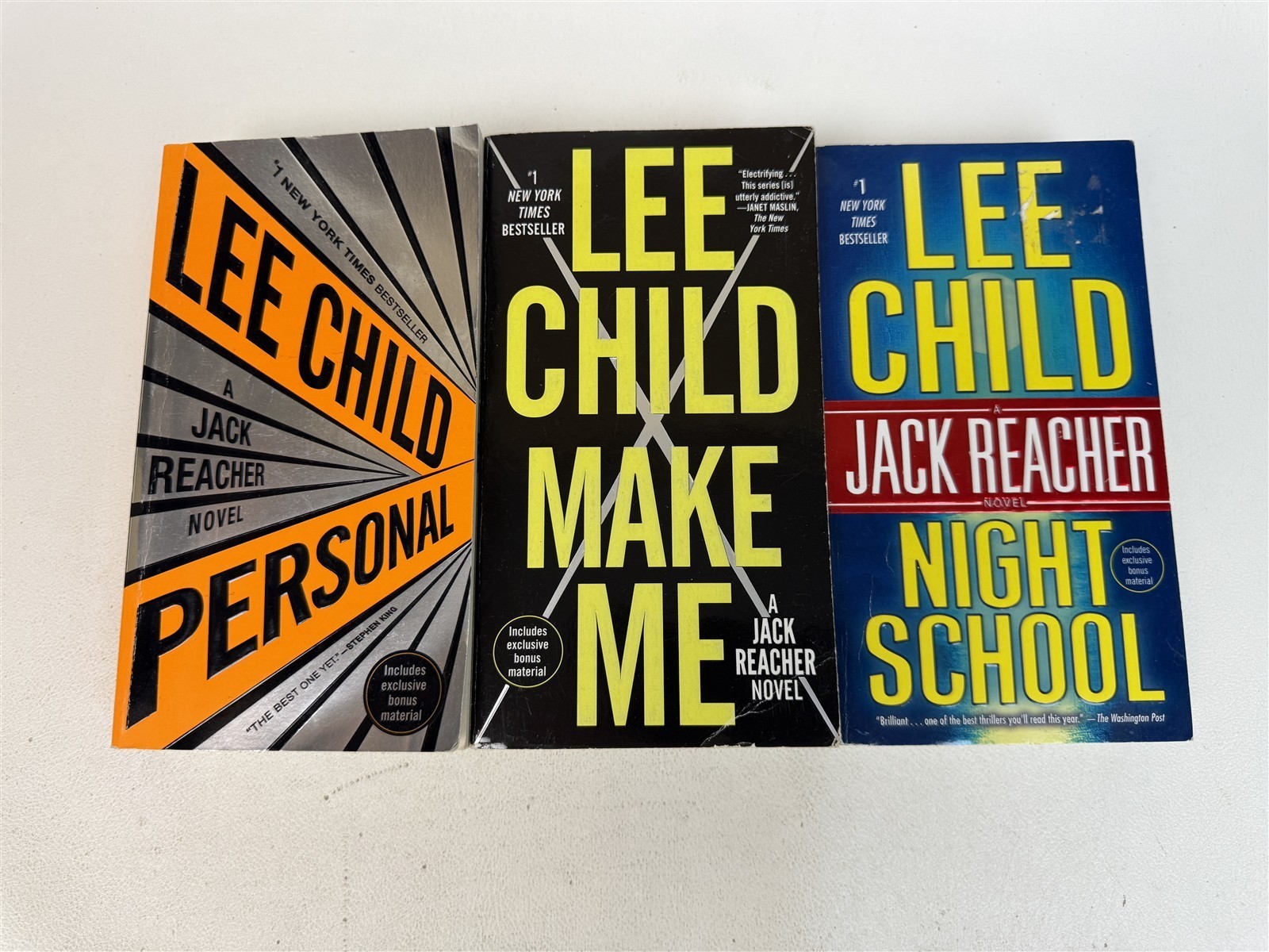 Lee Child Lot 1st 30 Jack Reacher Paperback Killing Floor – In Too Deep +Stories