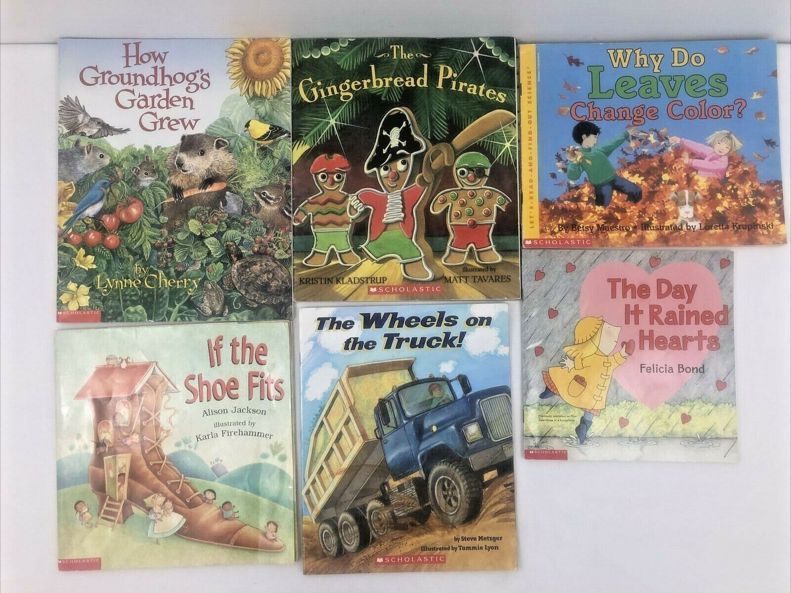 Scholastic Children’s Books Lot x18 Picture Books School Nature Pirates