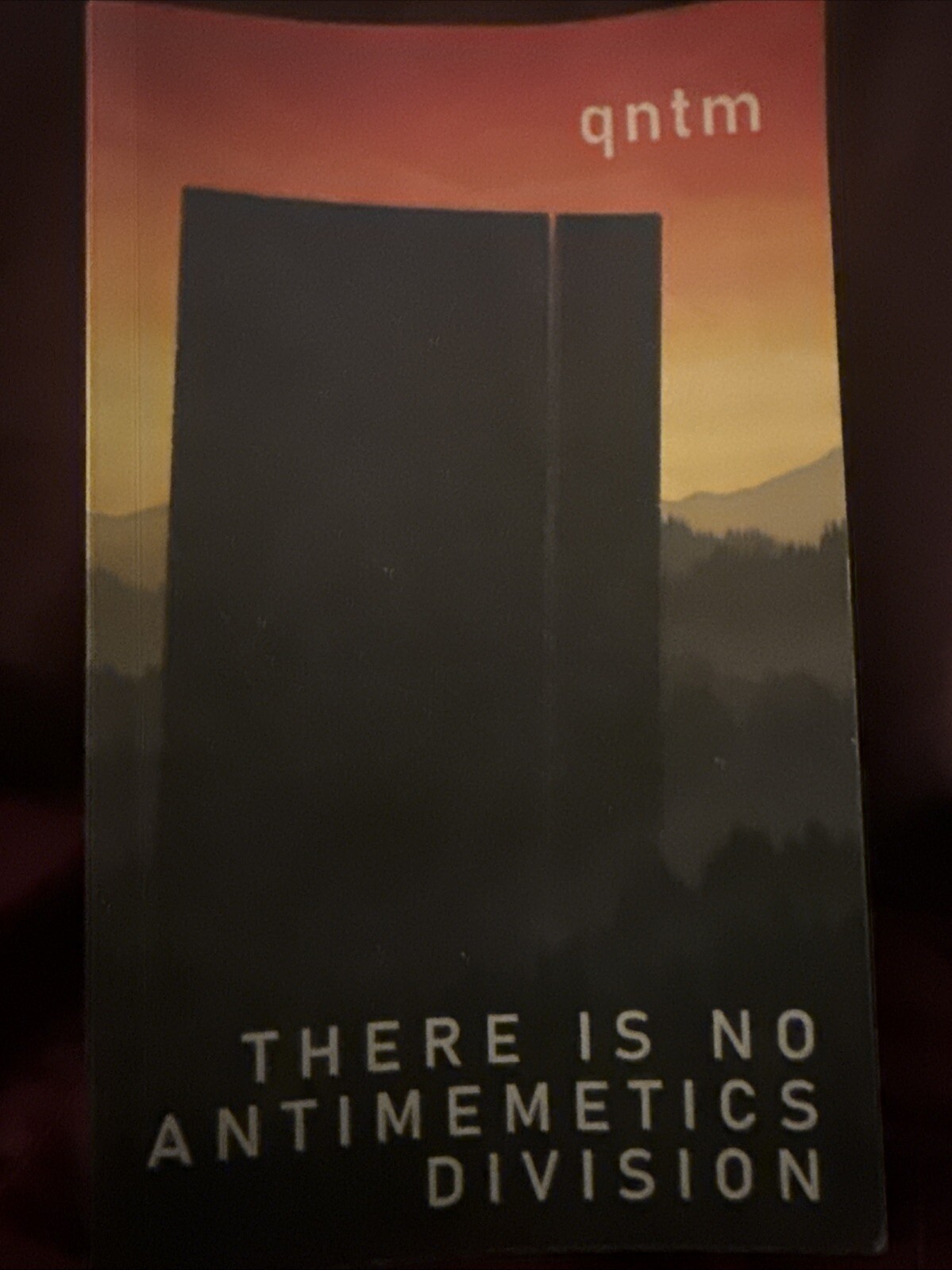 There Is No Antimemetics Division by qntm (Out Of Print)