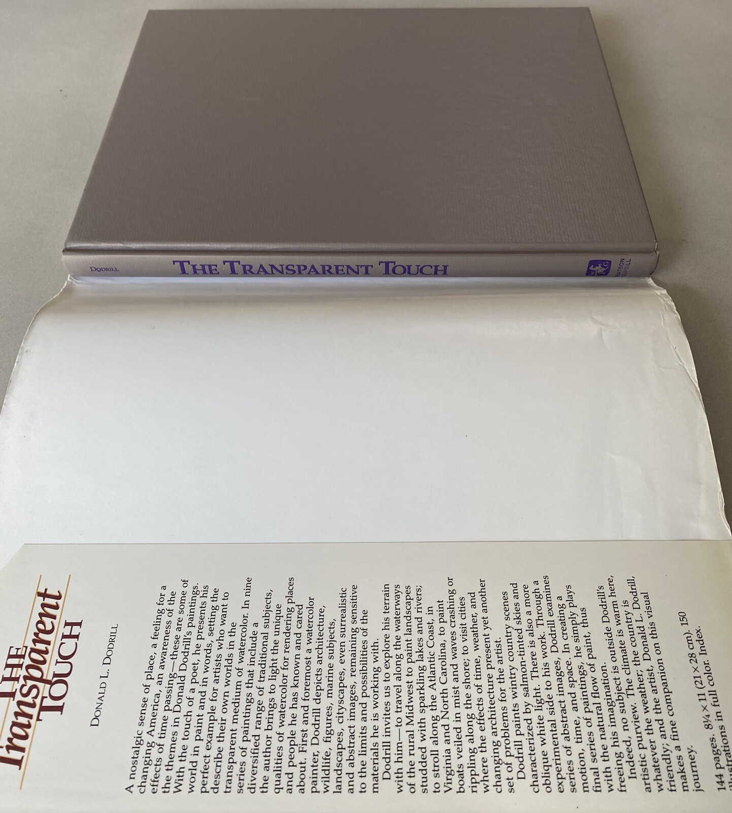 The Transparent Touch – Watercolor Interpretations by Donald Dodrill (1989 HCDJ)