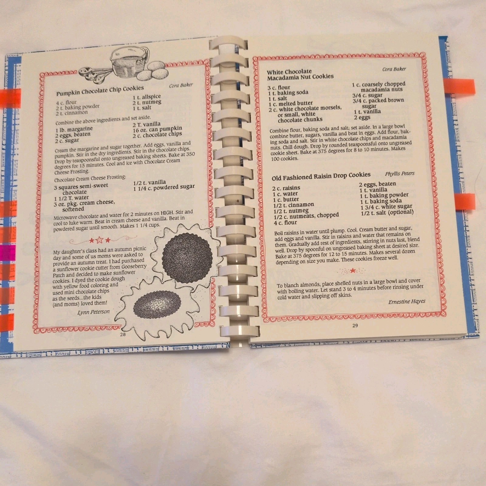 Lot Of 2 Gooseberry Patch Spiral Bound Cookbook Coming Home Christmas Holidays