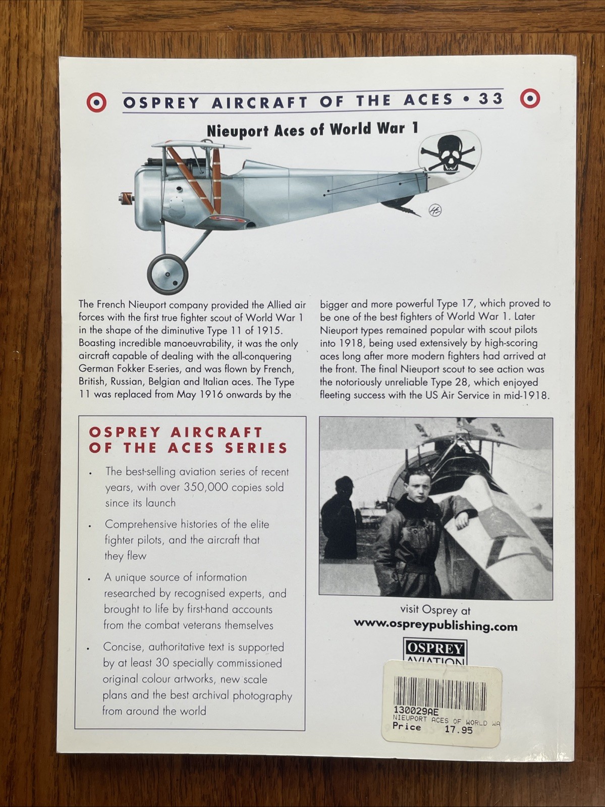 Nieuport Aces of World War 1 – Osprey Aircraft of the Aces #33, 96 Pages